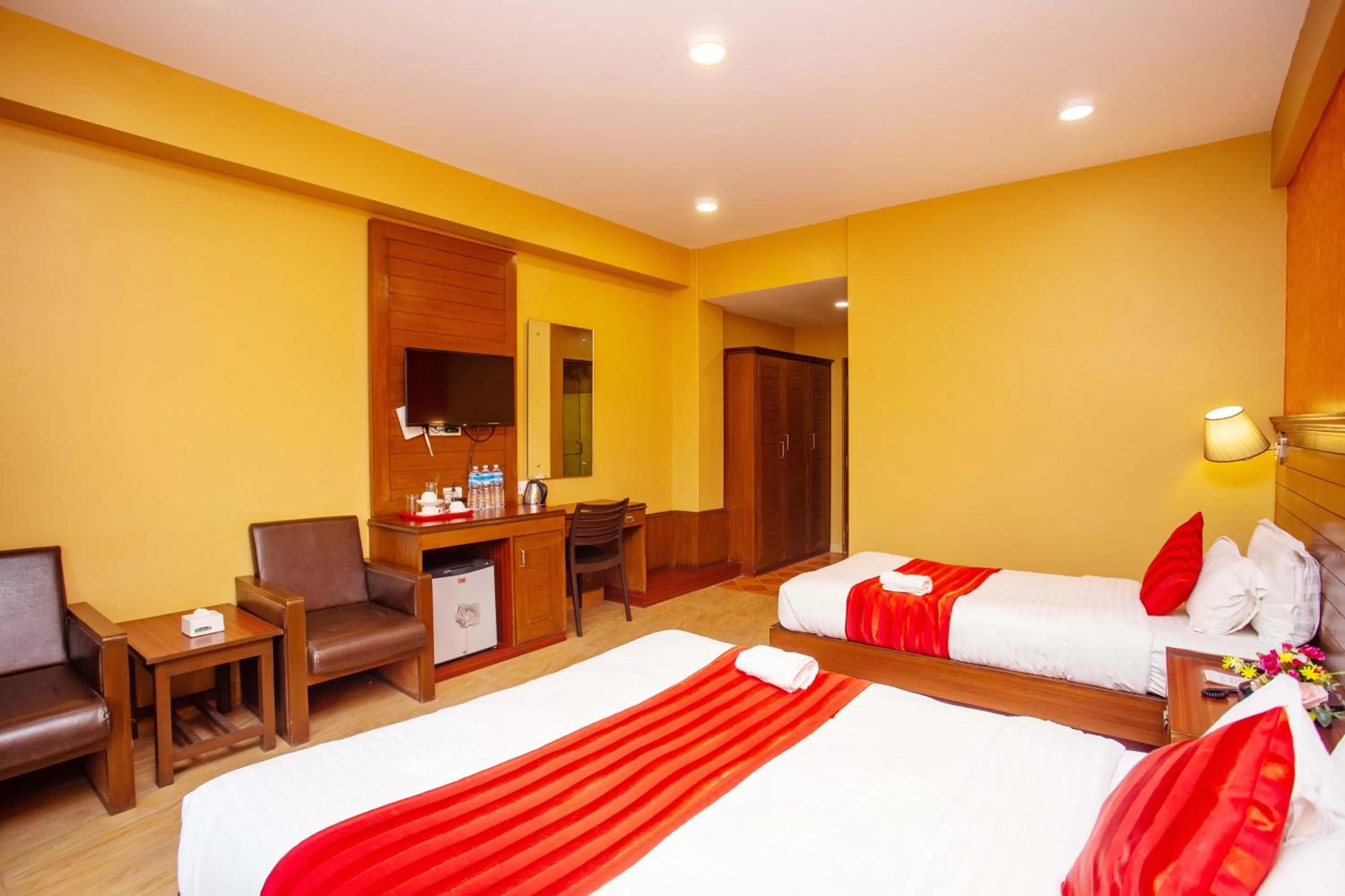 Photo of the whole room, Bed in Hotel Iceland