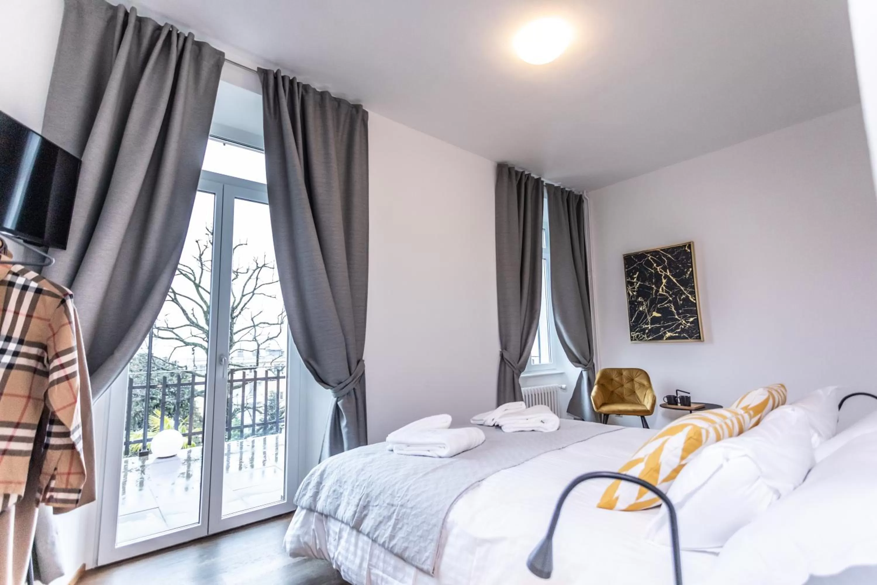 Bedroom, Bed in Villa Muralto Rooms & Garden