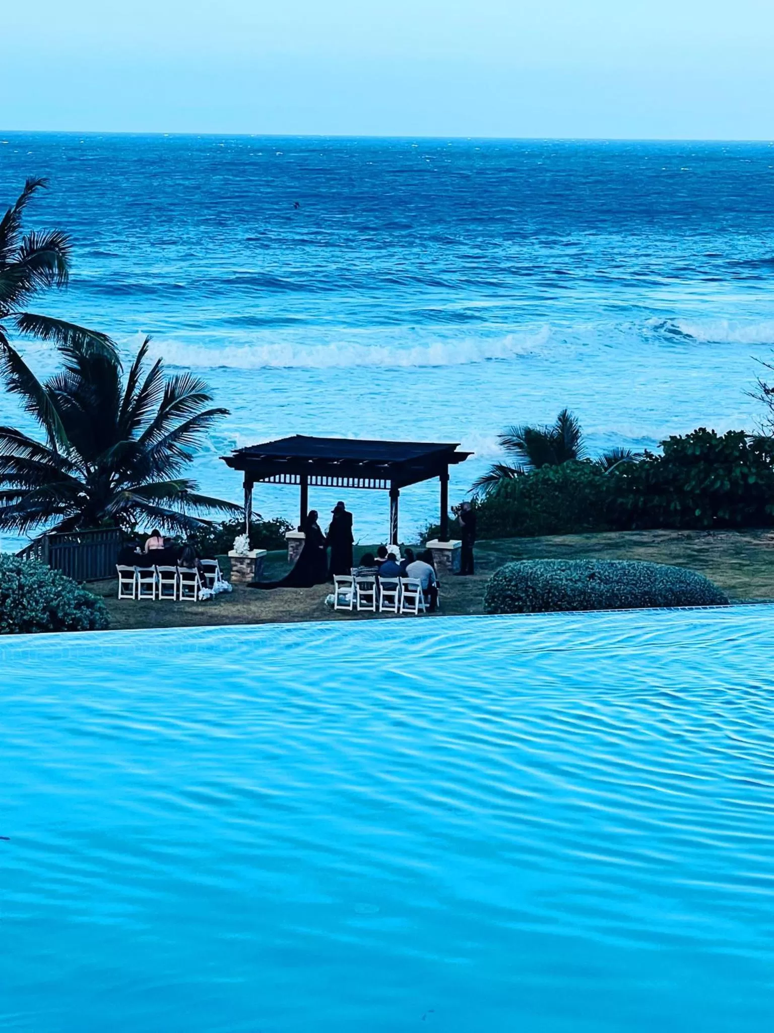 Swimming pool in Hotel El Guajataca