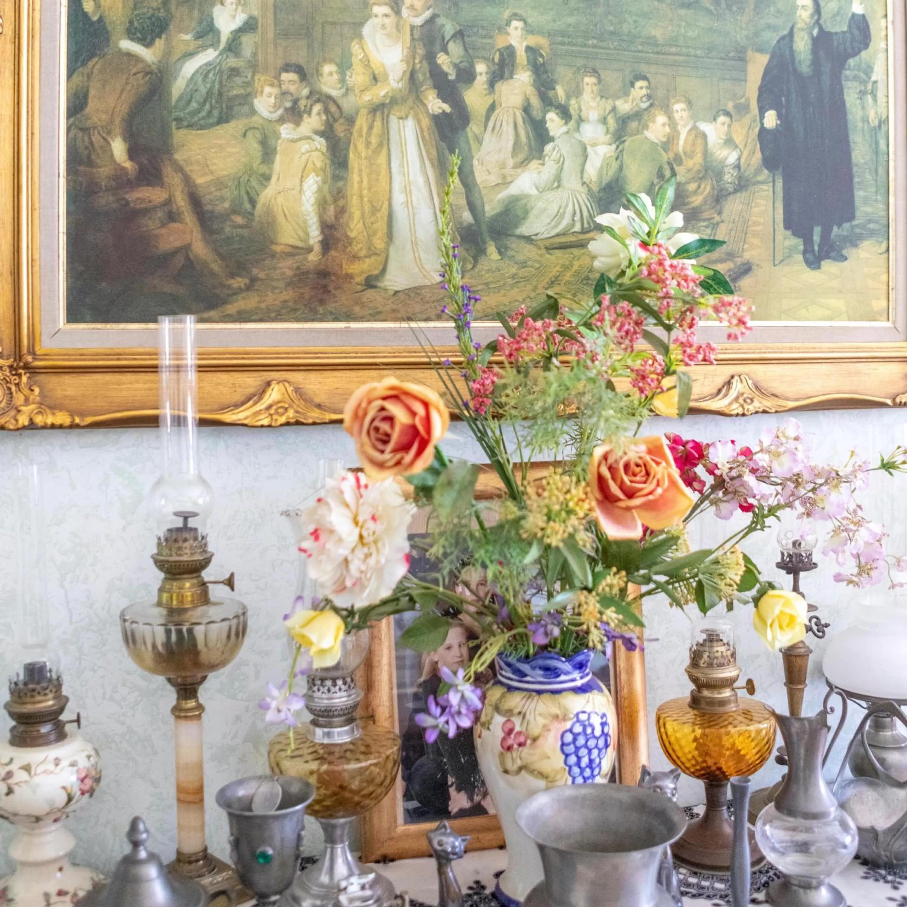 Lobby or reception in Le Château de Mei Lese