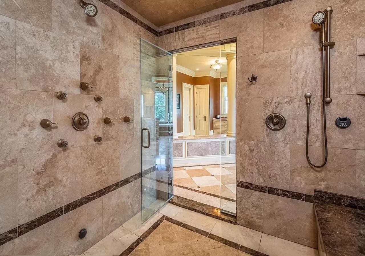 Shower in Wildflower Ranch Inn