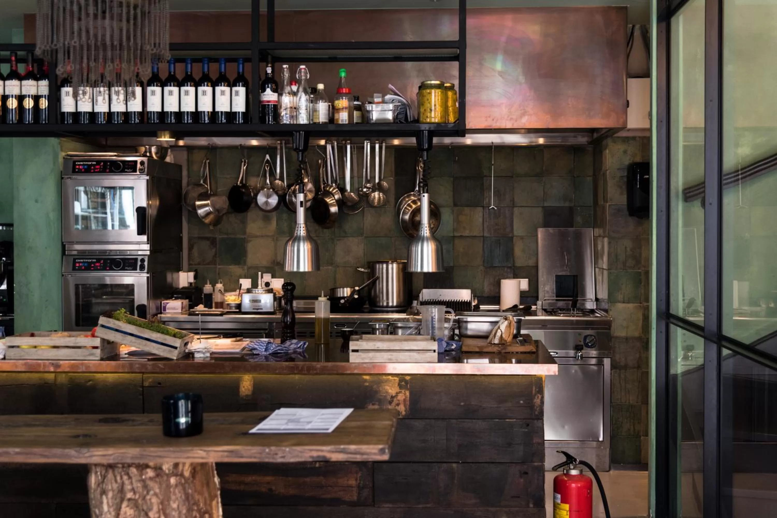 Kitchen or kitchenette in Vesting Hotel Naarden