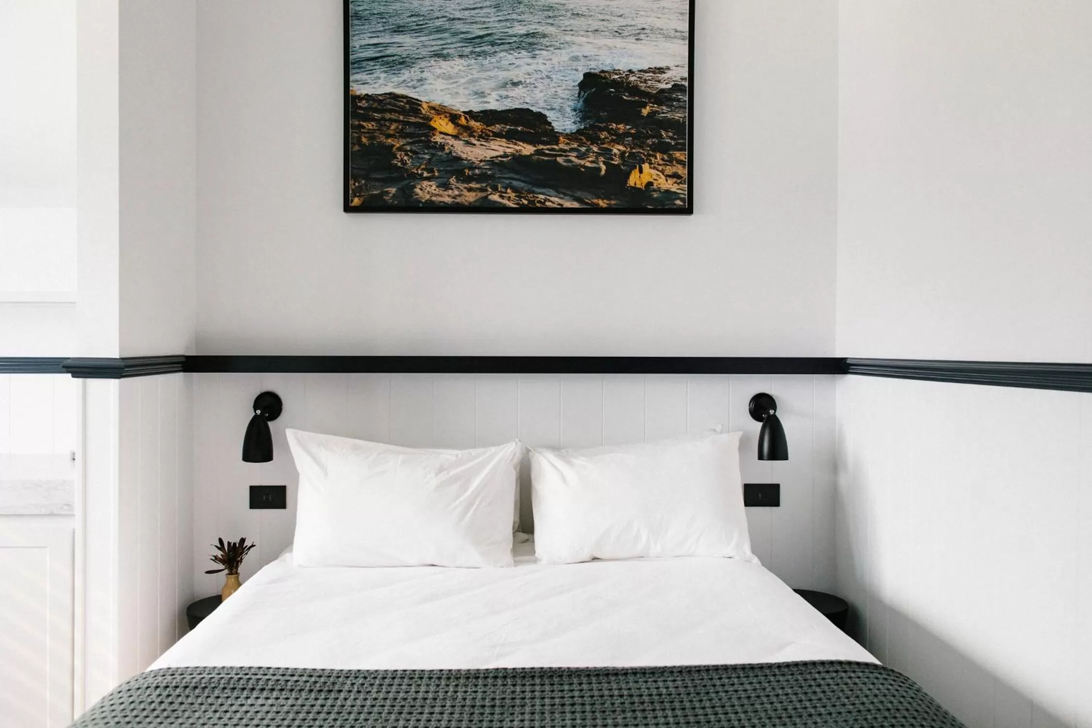 Bed in Pacific Hotel Yamba