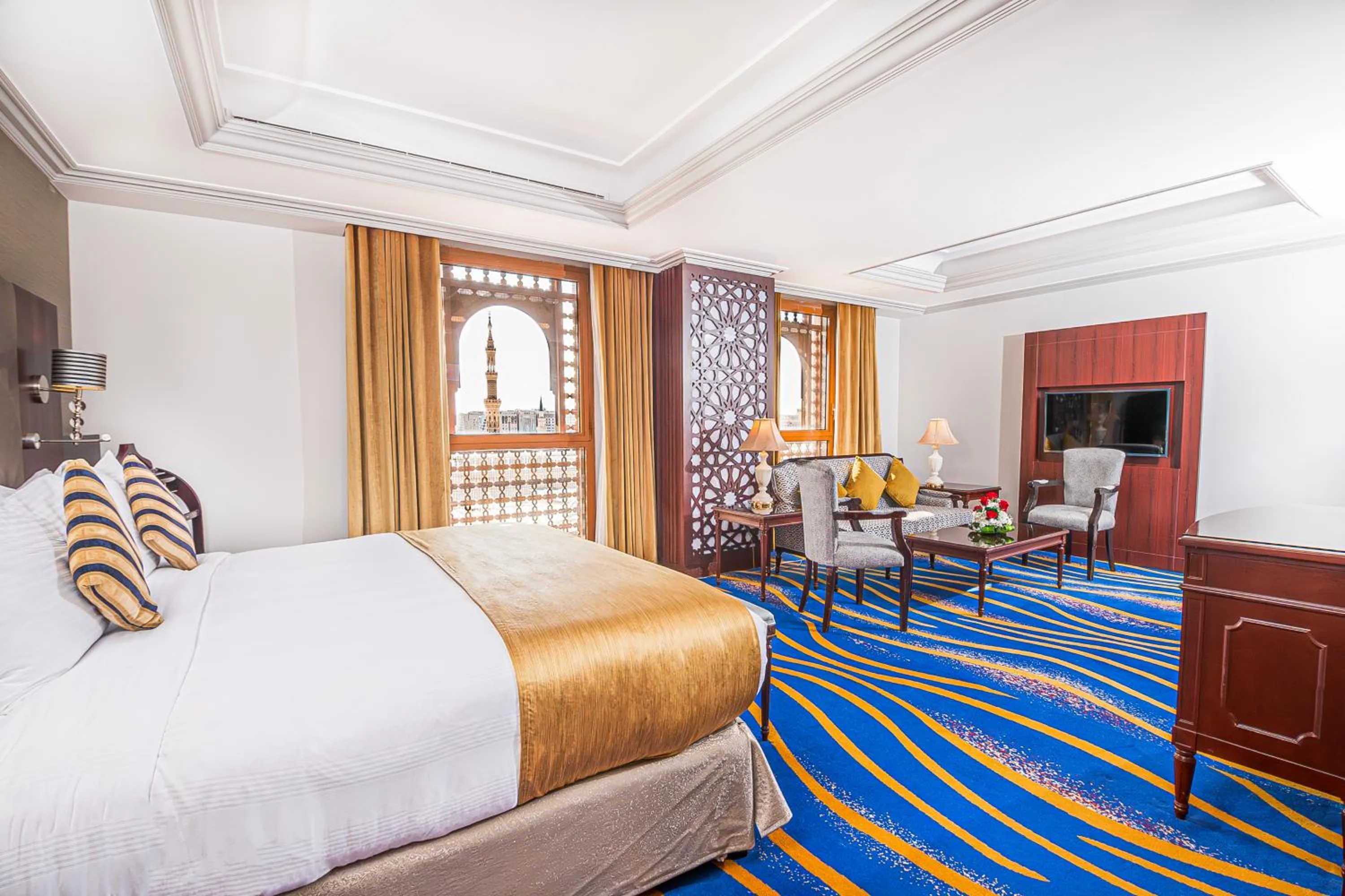 Bed in Dar Al Taqwa Hotel