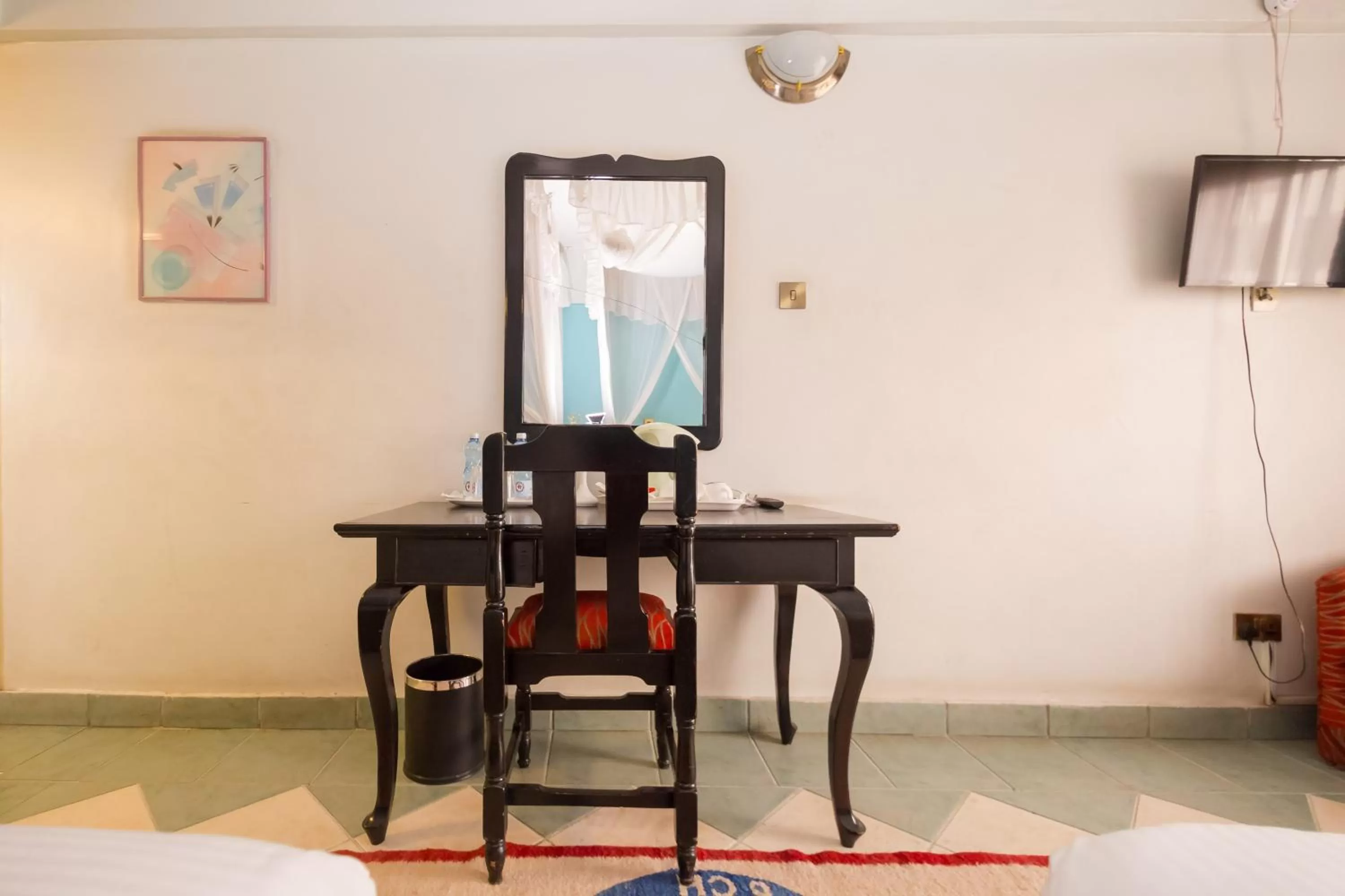 Seating area in Marble Arch Hotel
