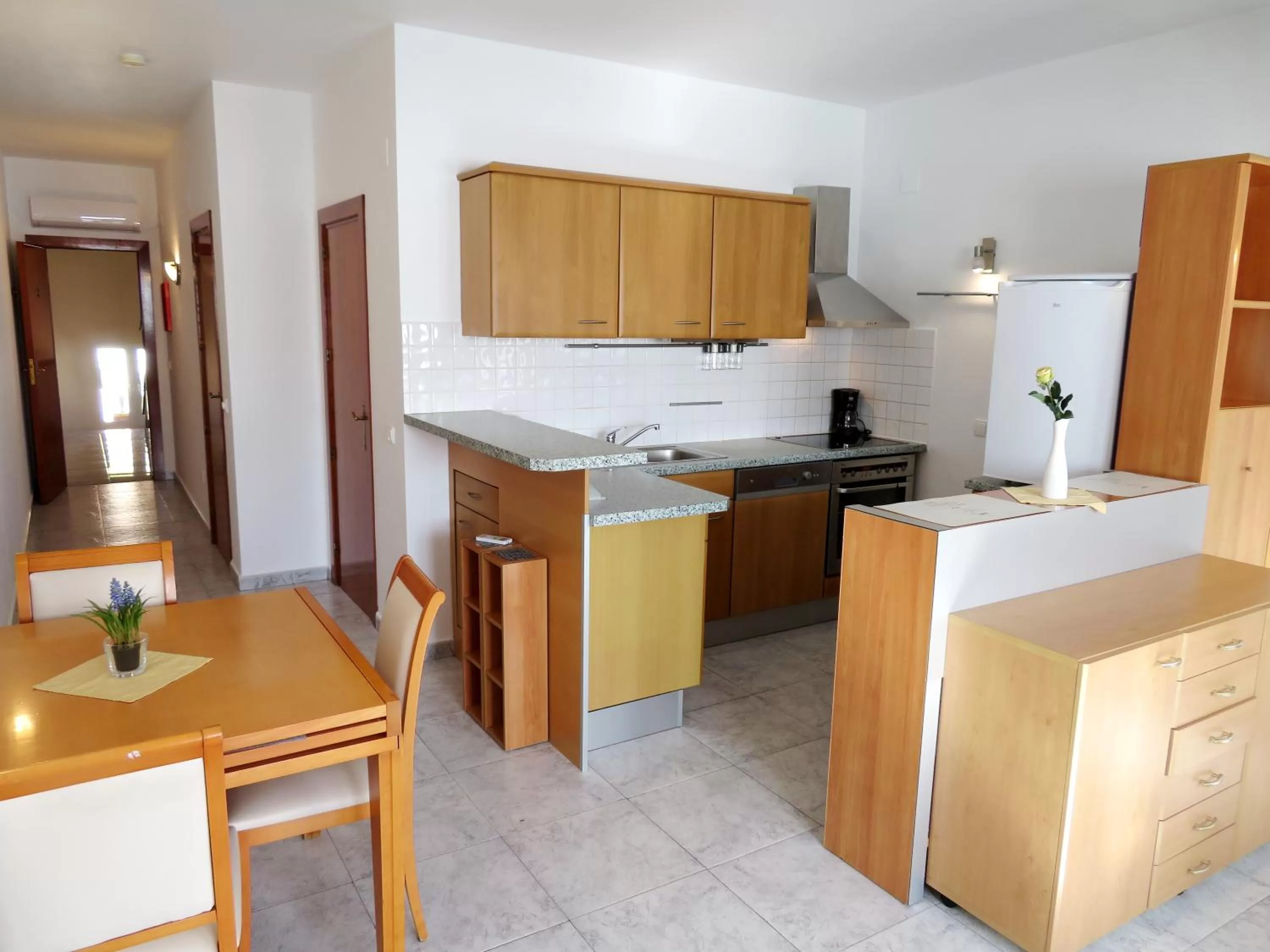 Kitchen or kitchenette in Hotel Montemar