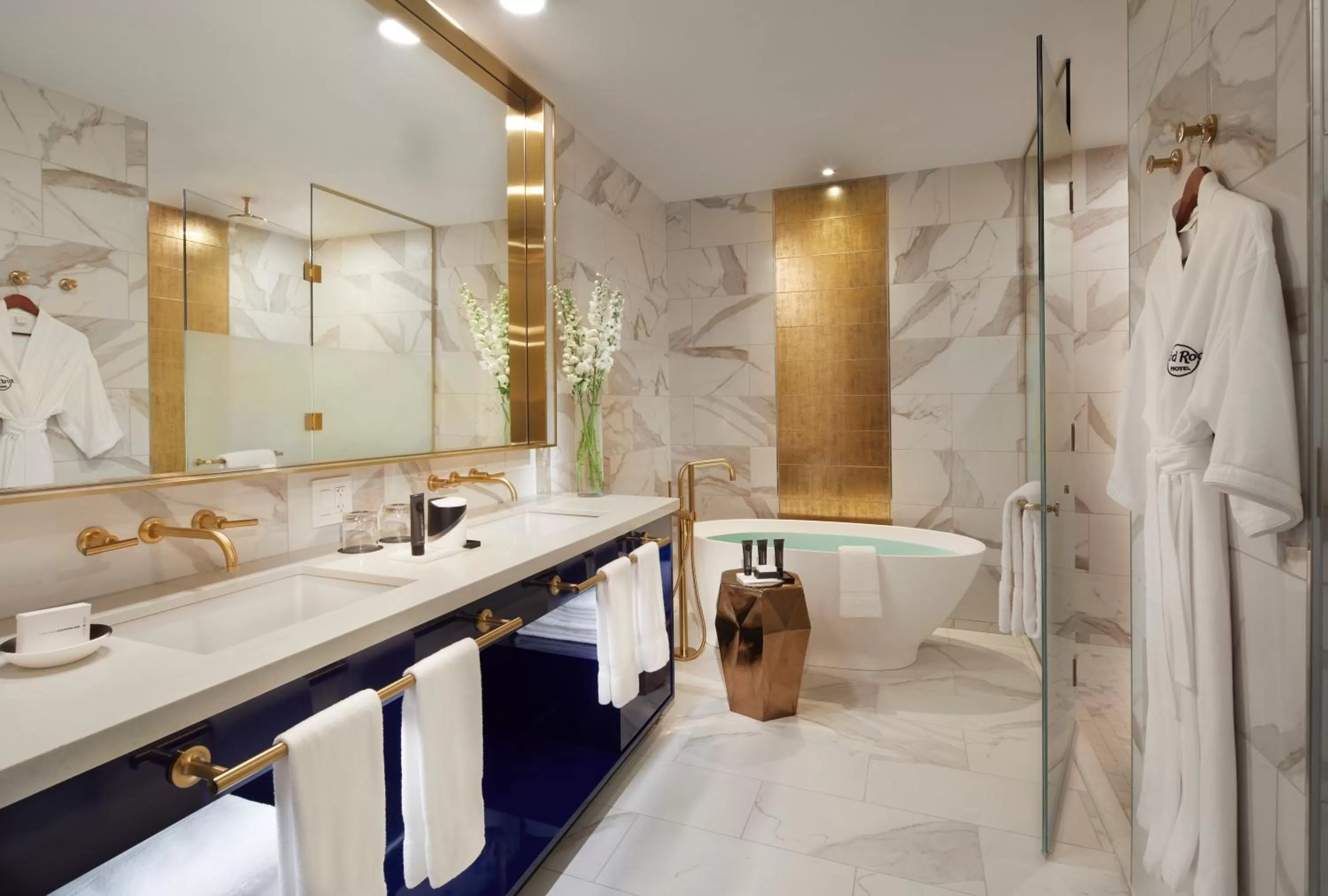 Shower in Hard Rock Hotel New York