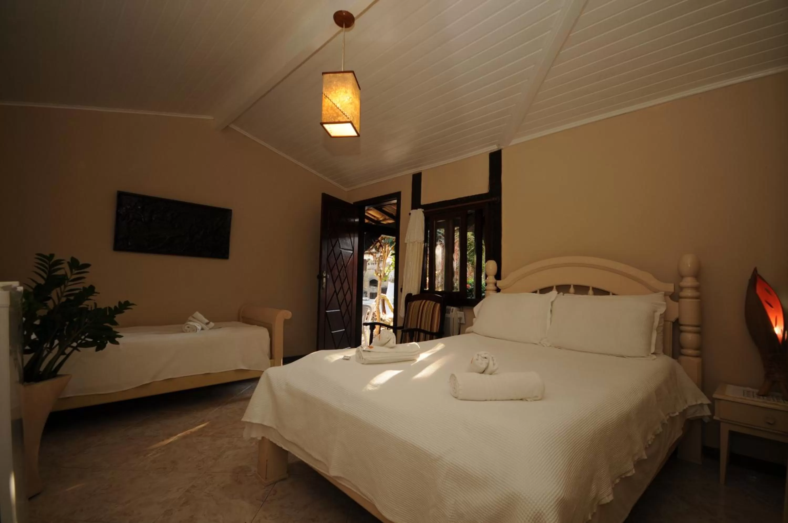 View (from property/room), Bed in Mar e Terra Concept Pousada