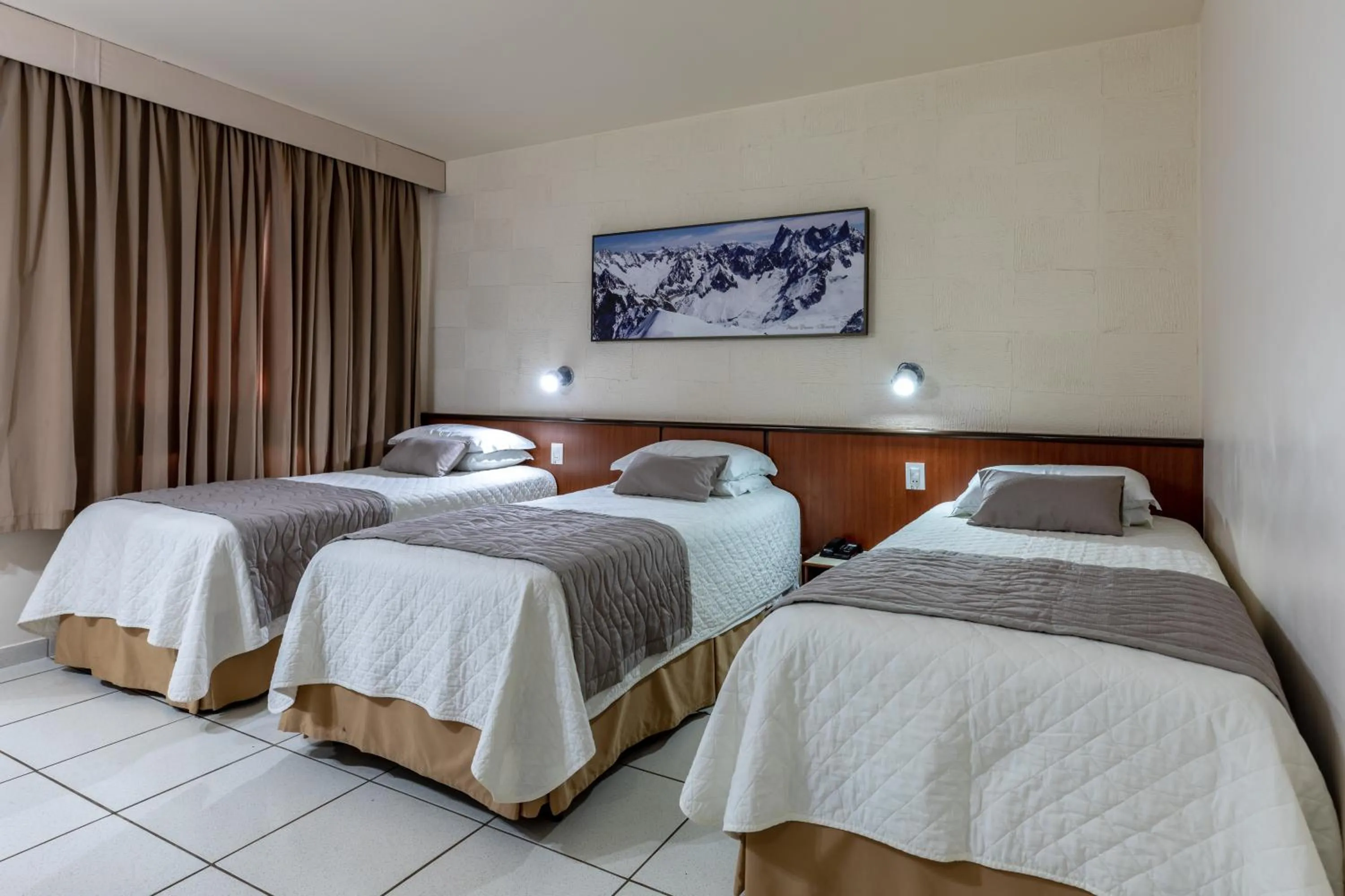 Bedroom, Bed in Aguas do Iguaçu Hotel Centro