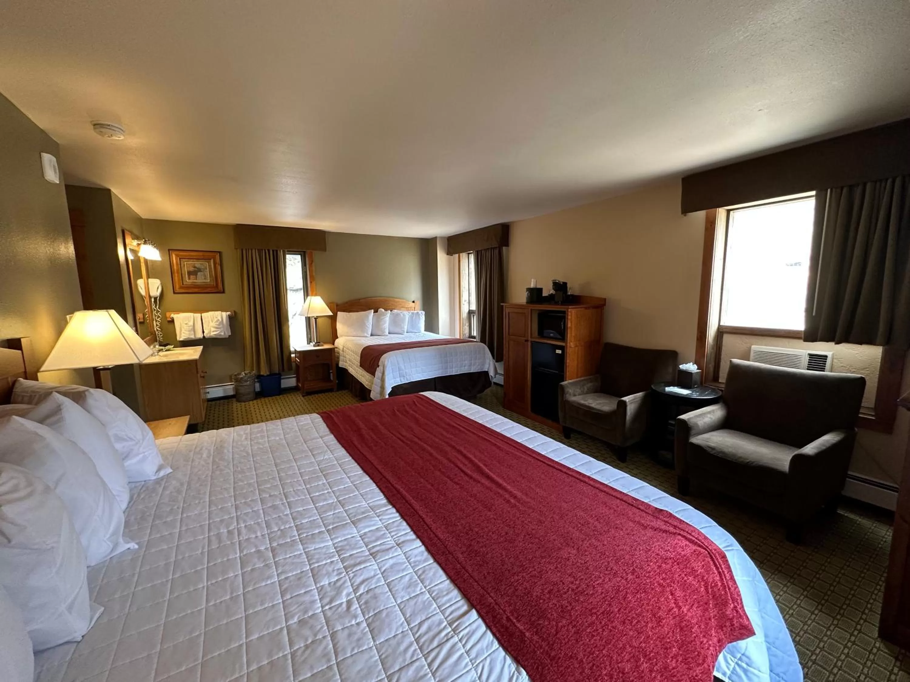 Bed in Silver Moon Inn