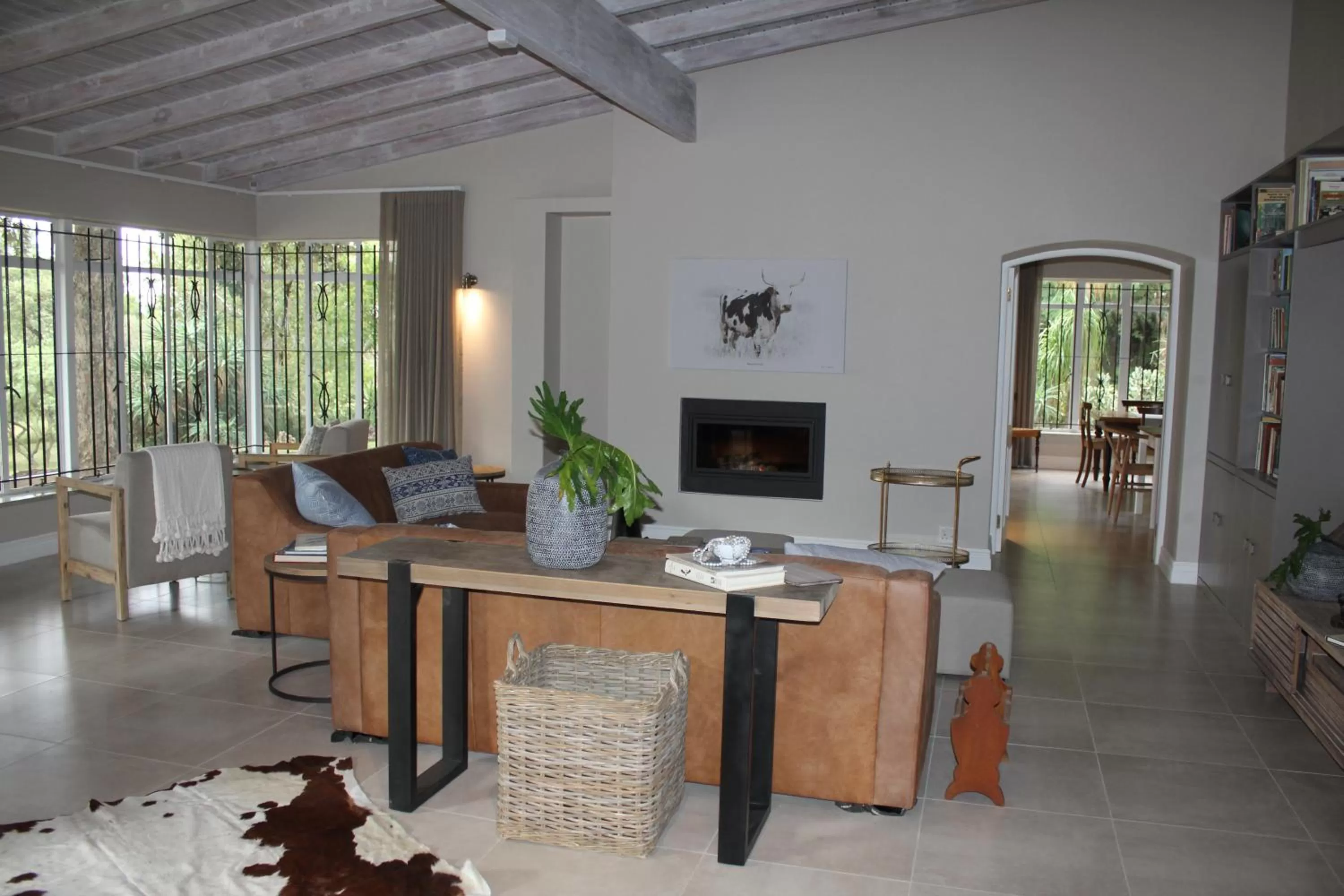 Living room in Amberhall Guesthouse