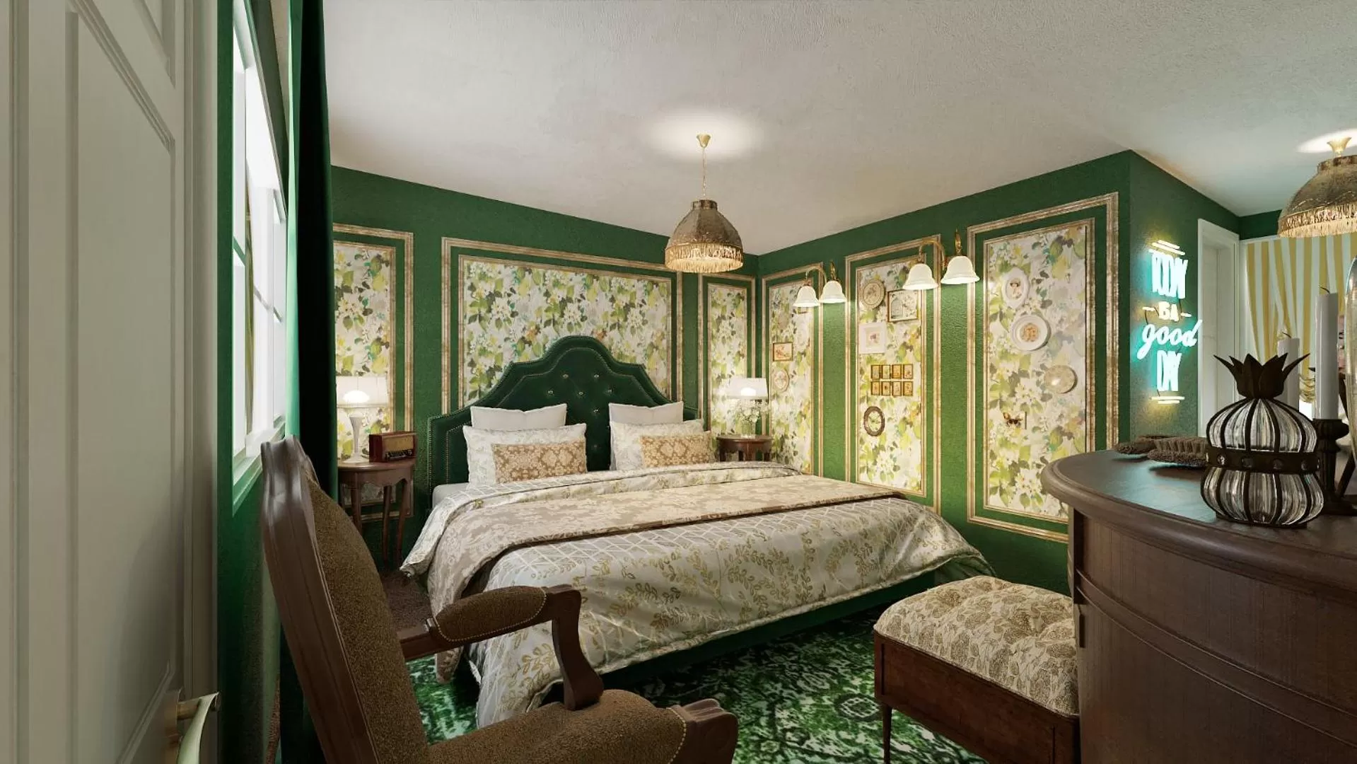 Photo of the whole room, Bed in Great Gatsby Motel Inn