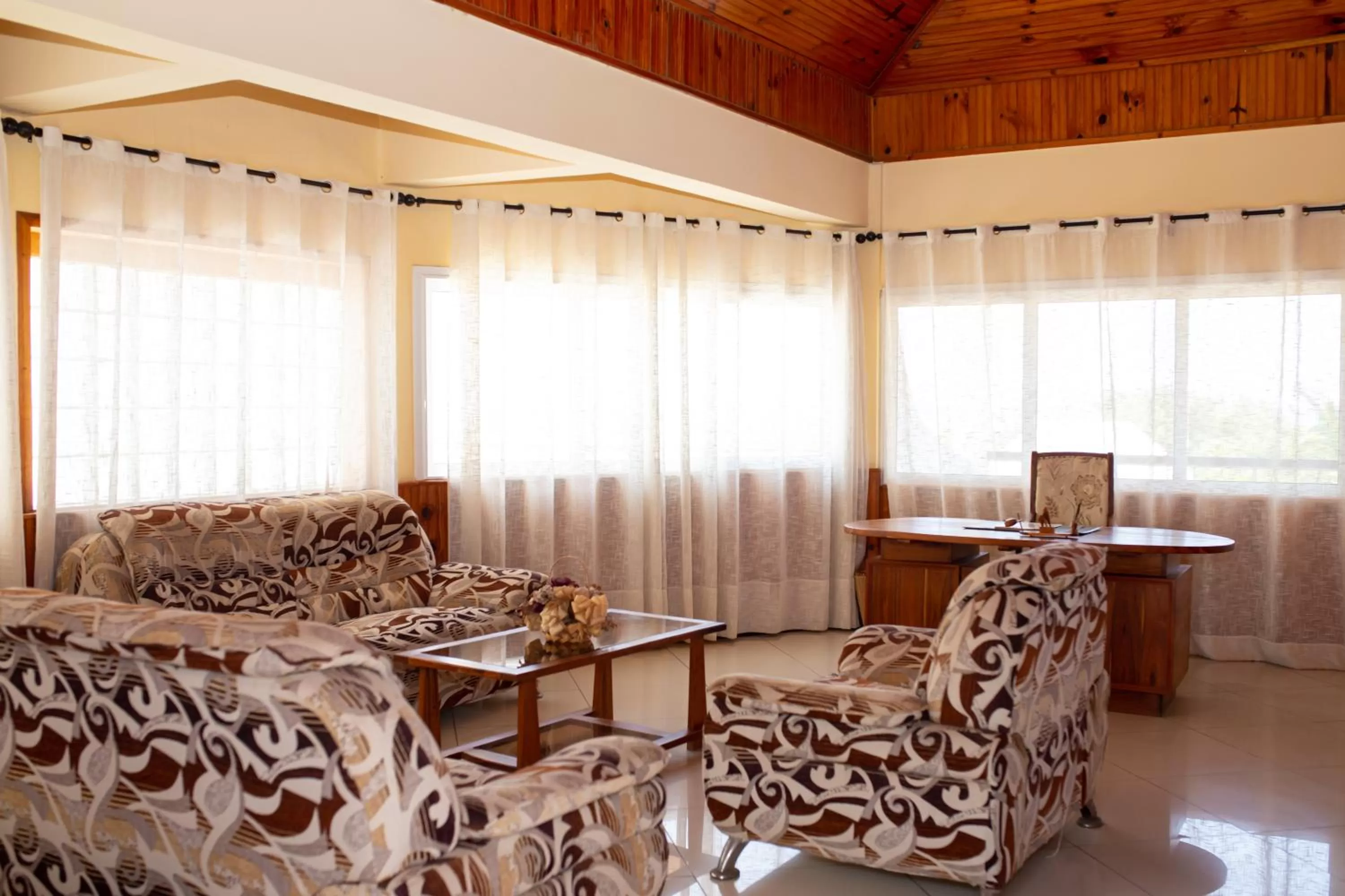 Living room in Amazone Hotel Tulear