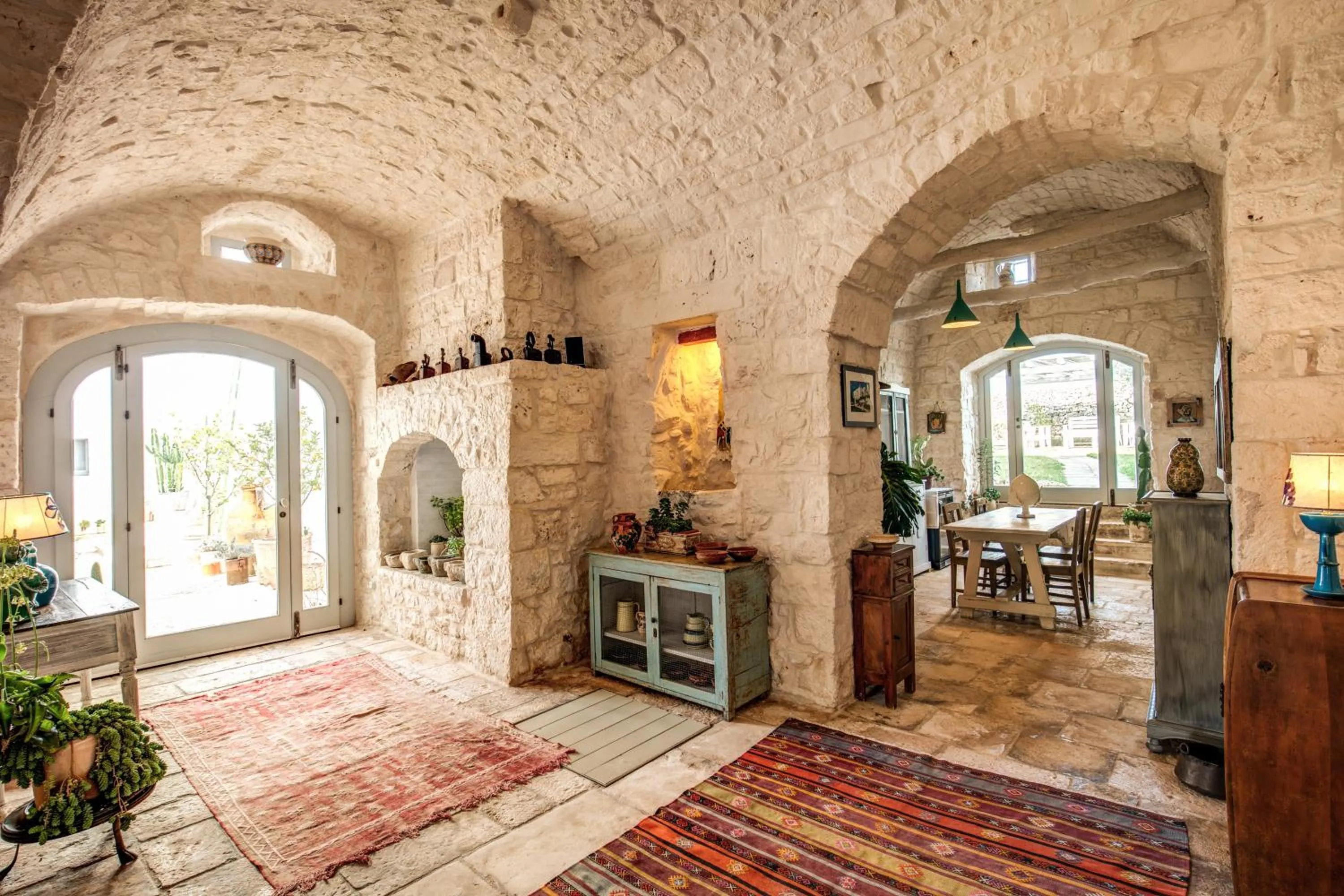 Living room in Masseria Cervarolo