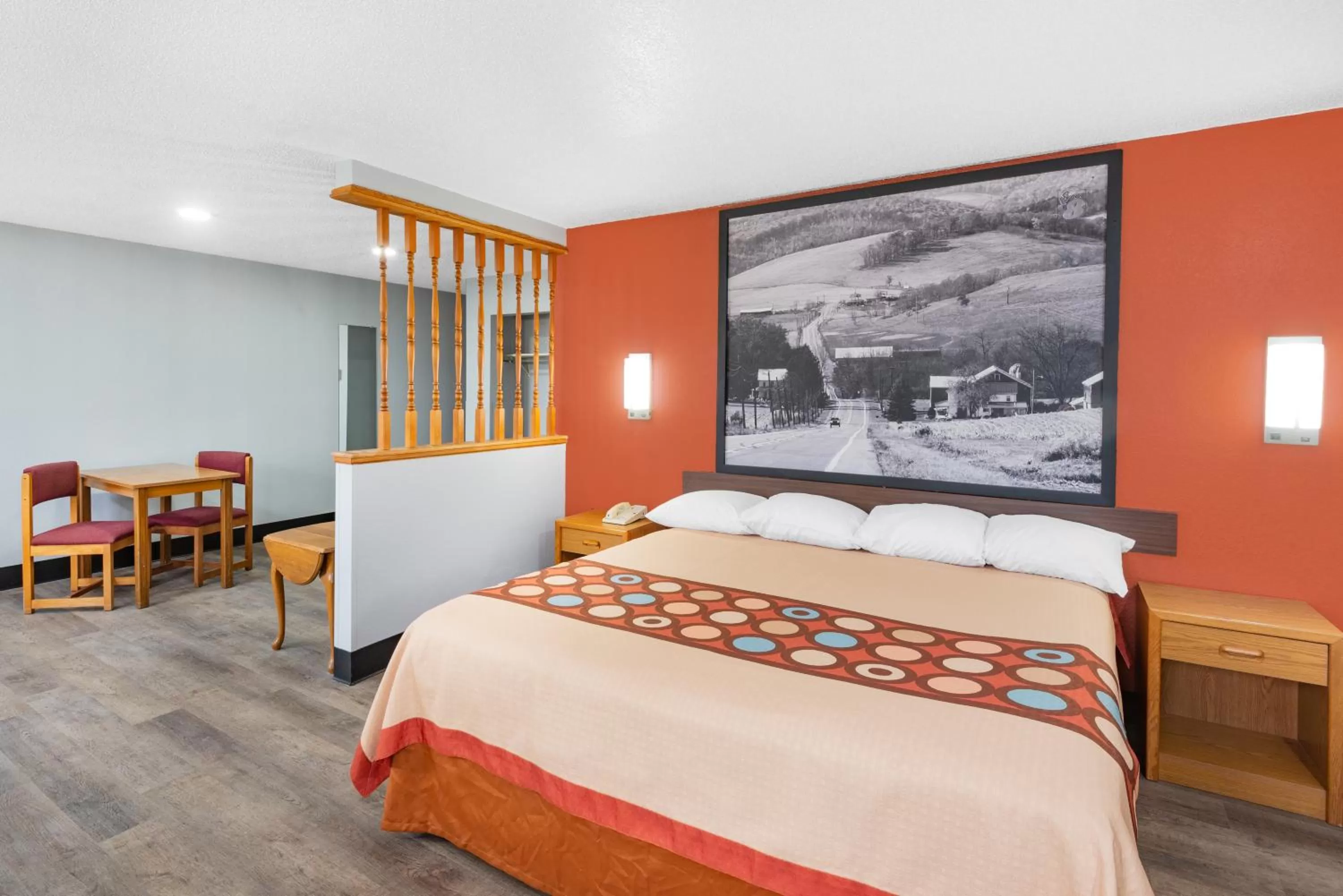 Bed in Super 8 by Wyndham Waynesburg