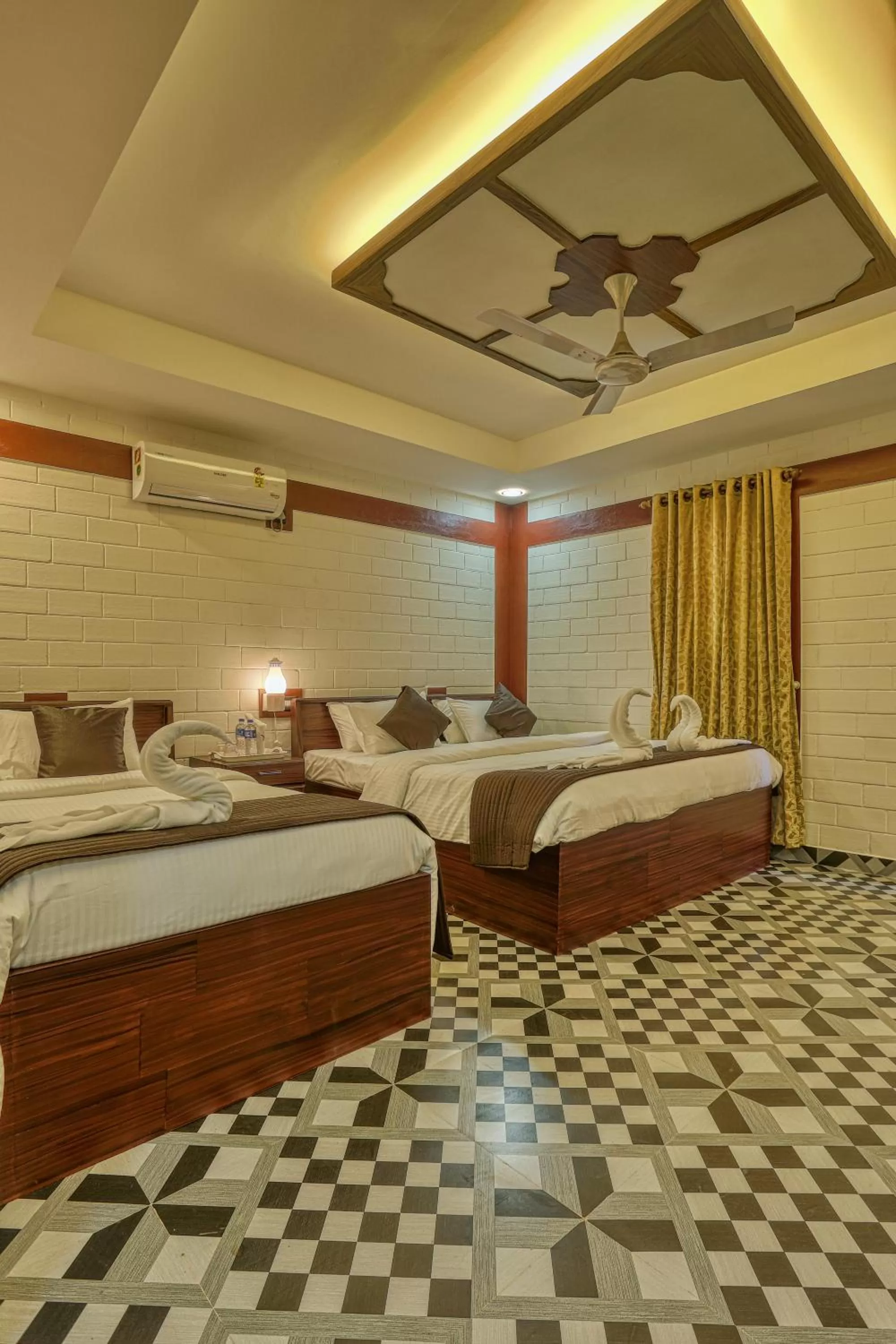 Photo of the whole room, Bed in LEISURE VALLEY BEACH RESORT