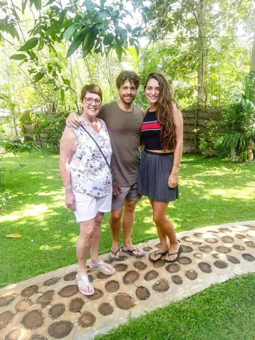 Family in Green Cottage