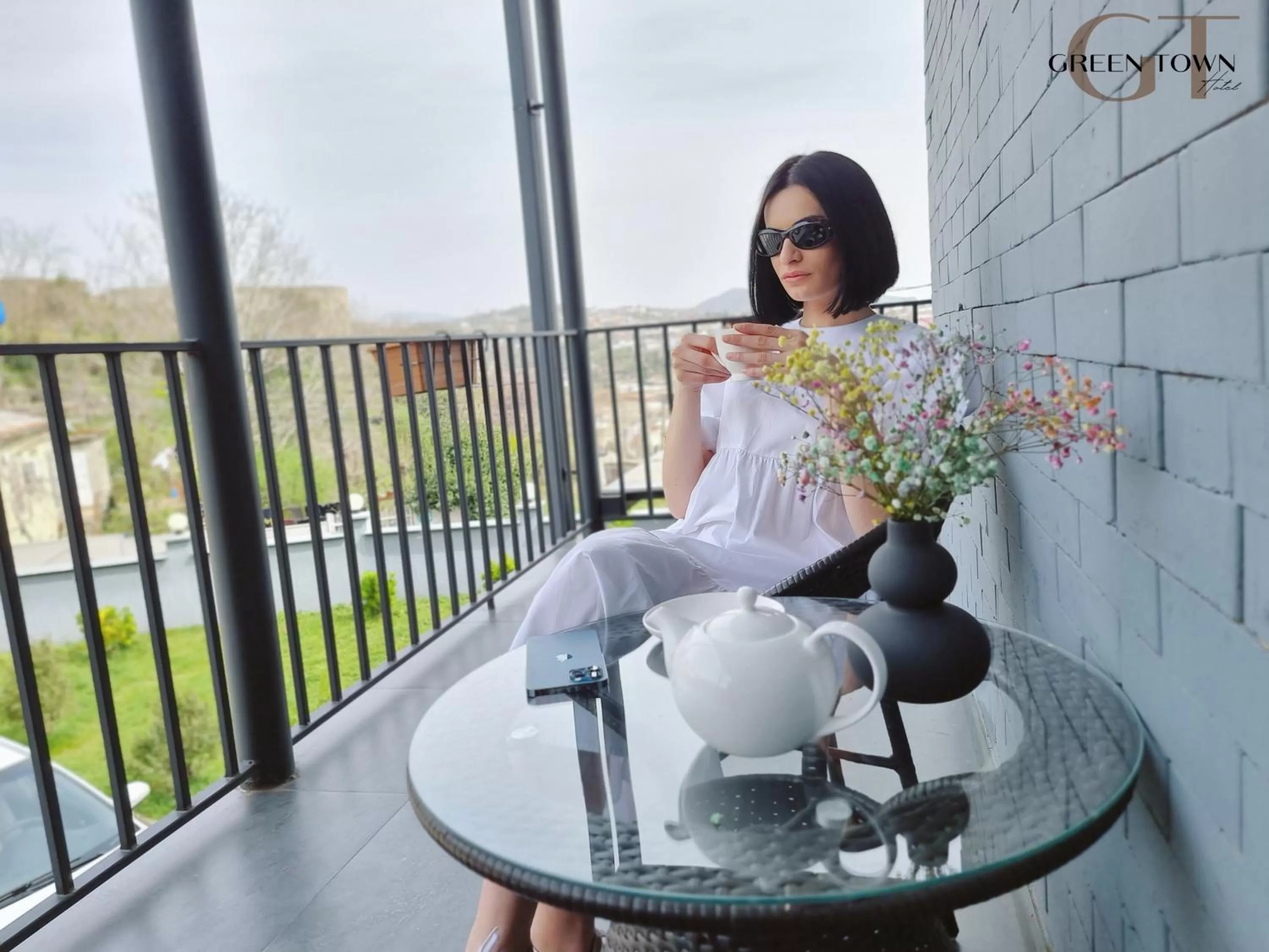 Balcony/Terrace in Hotel Green Town