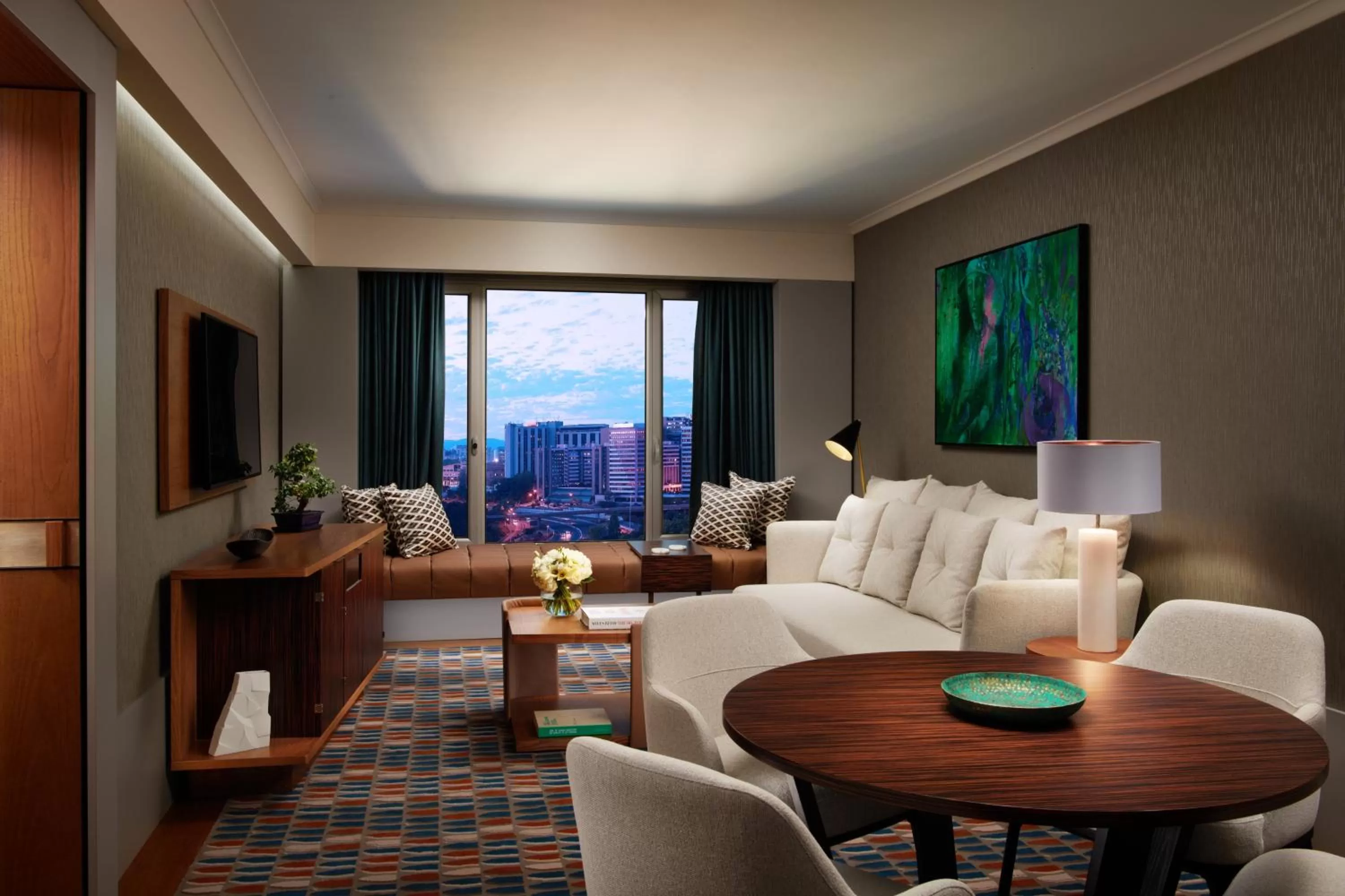 Living room in Corinthia Lisbon