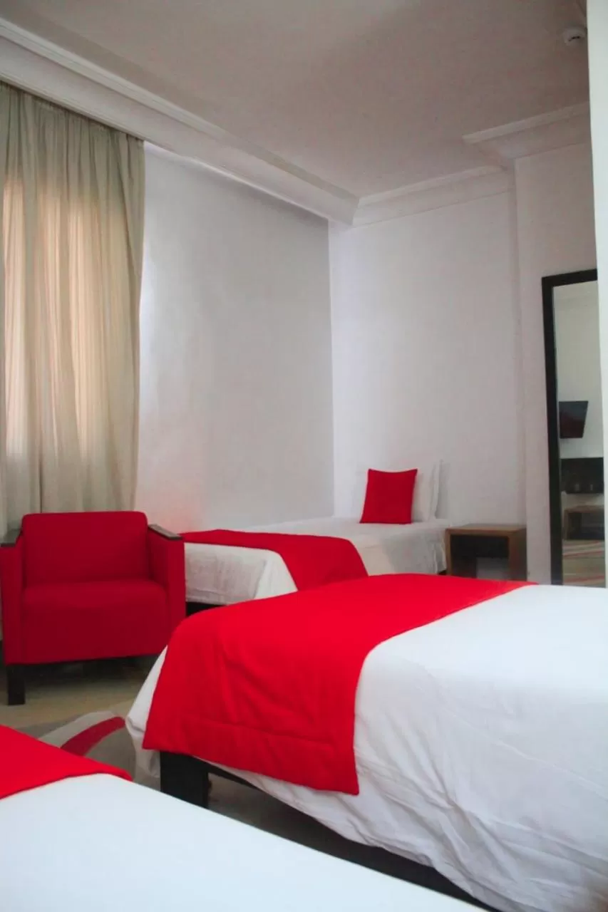 Bed in hôtel LE PACHA