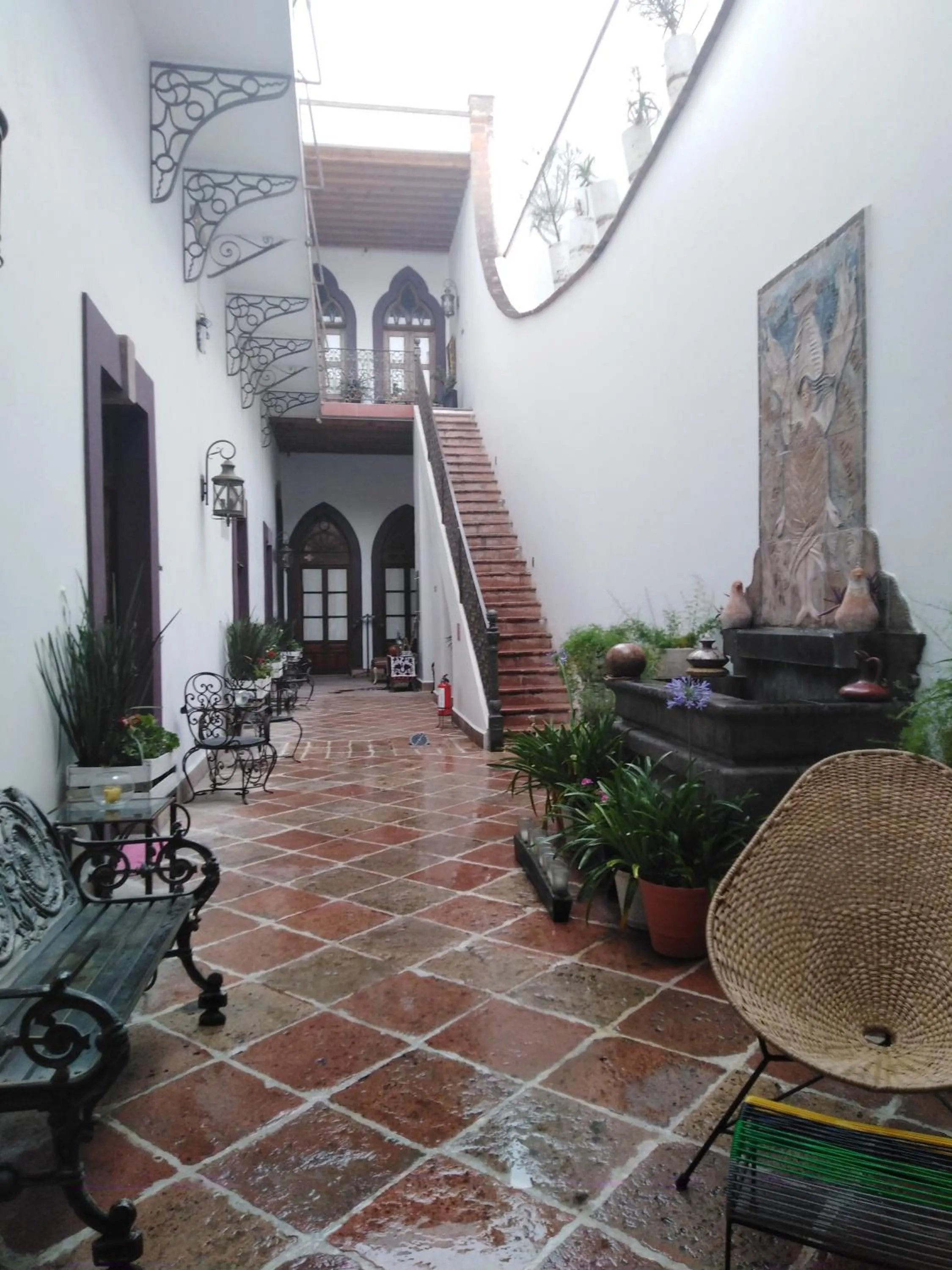 Patio in El Serafin Hotel Boutique