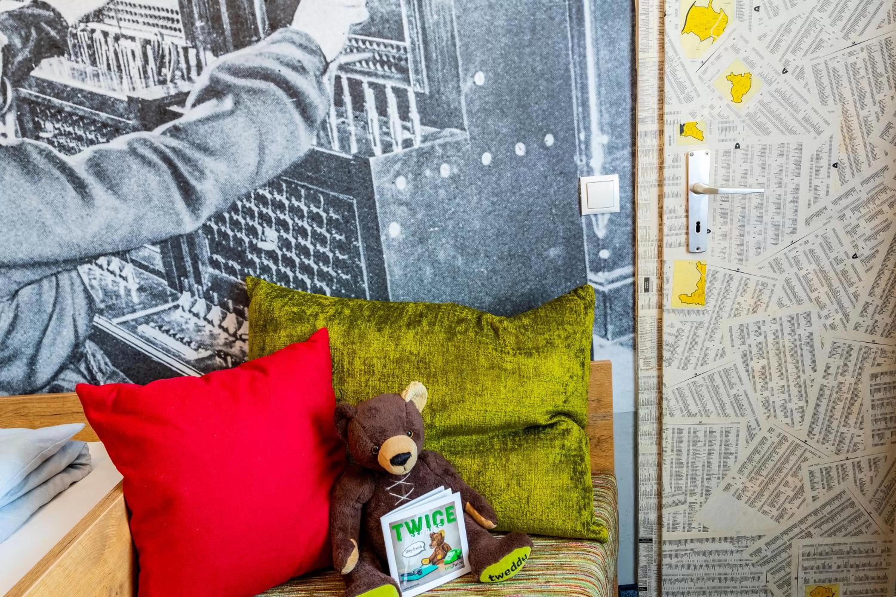 Decorative detail in tinyTwice Hotel Bonn