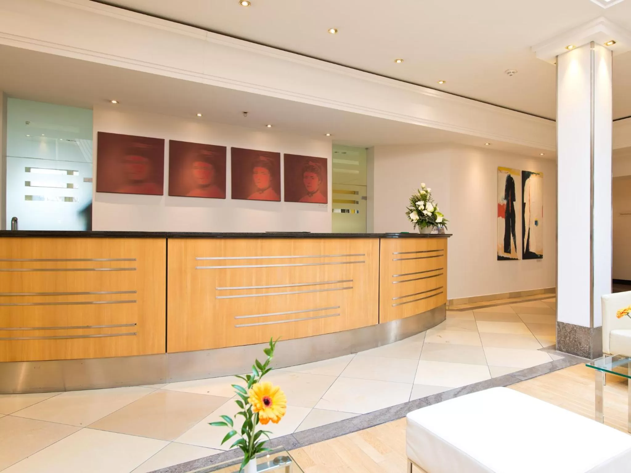 Lobby or reception in Hotel Kaiserin Augusta