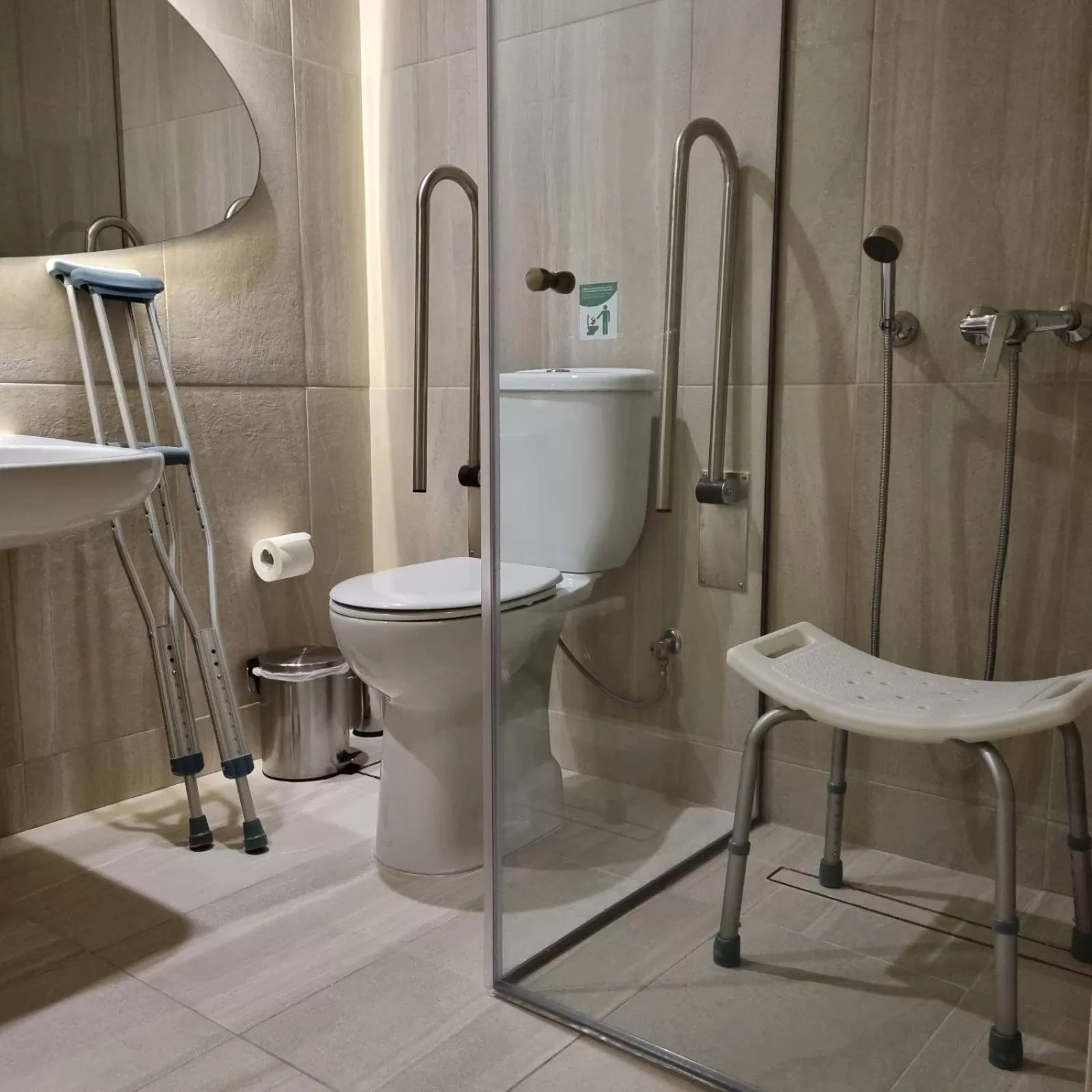 Facility for disabled guests in Green Suites Boutique Hotel