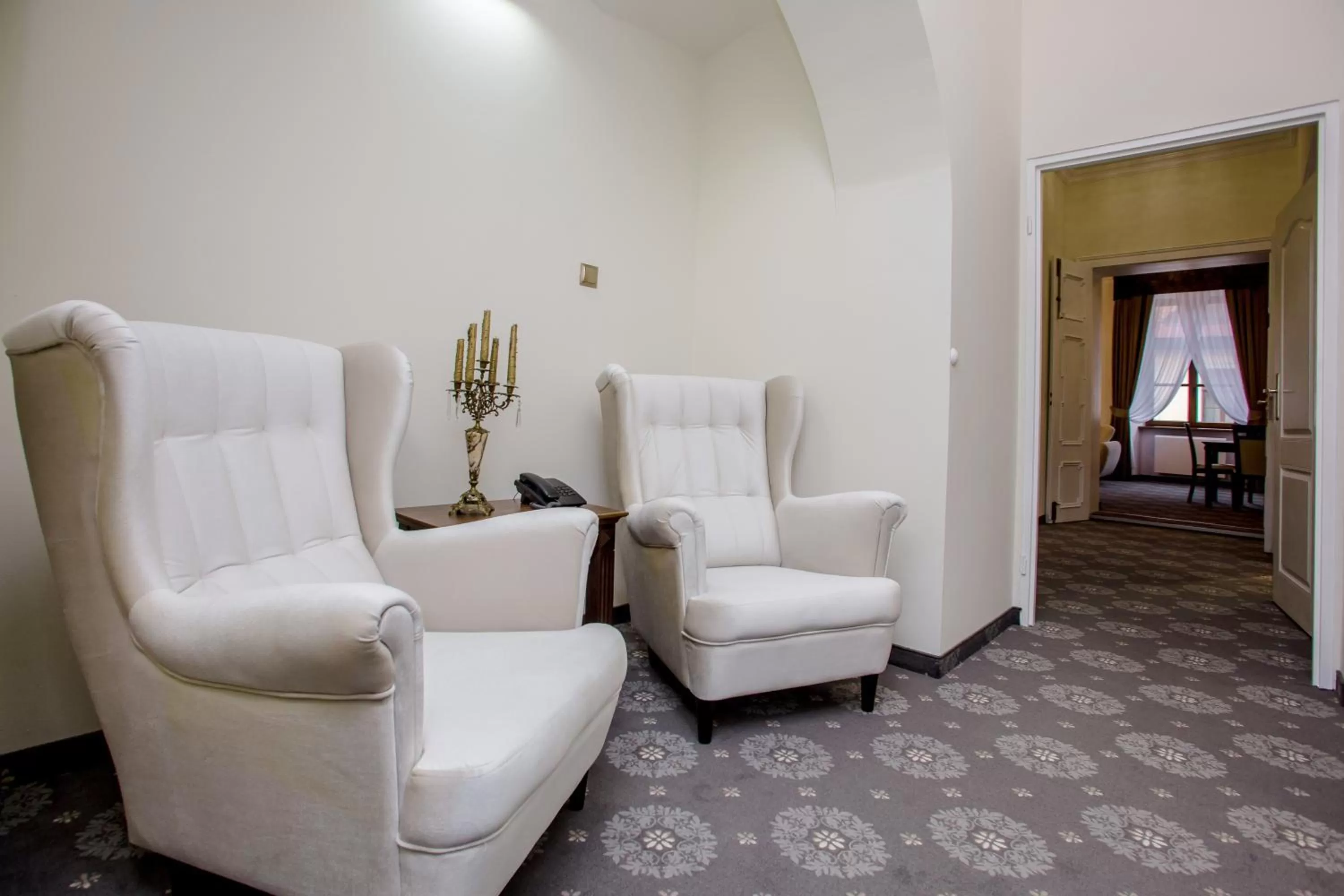 Seating area in Hotel Książ