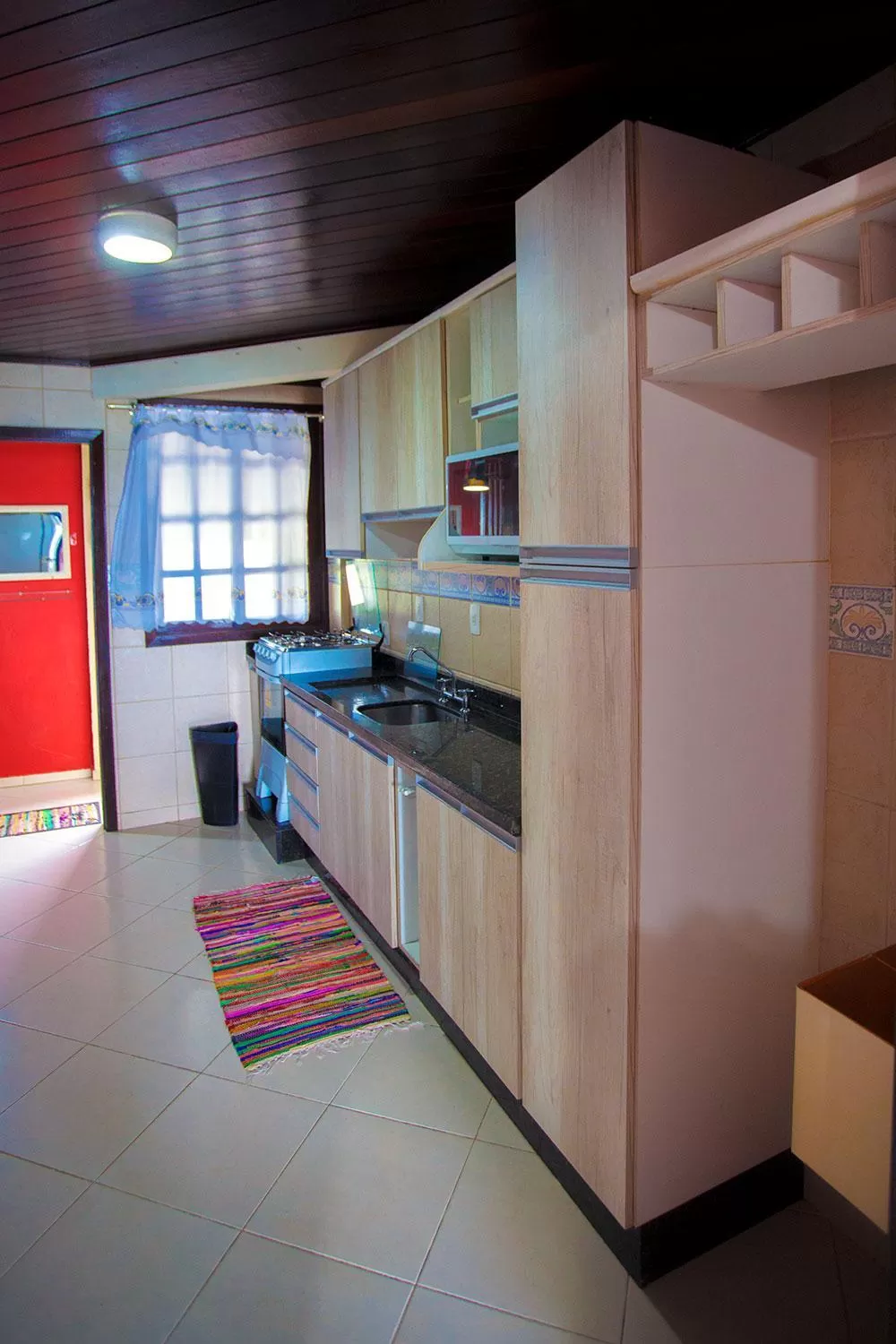 Kitchen/Kitchenette in Pousada OceAnas Frente Mar Estaleiro