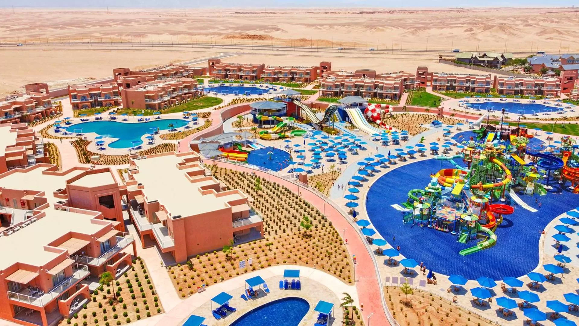 Bird's eye view in Pickalbatros Jungle Aqua Park - Neverland Hurghada