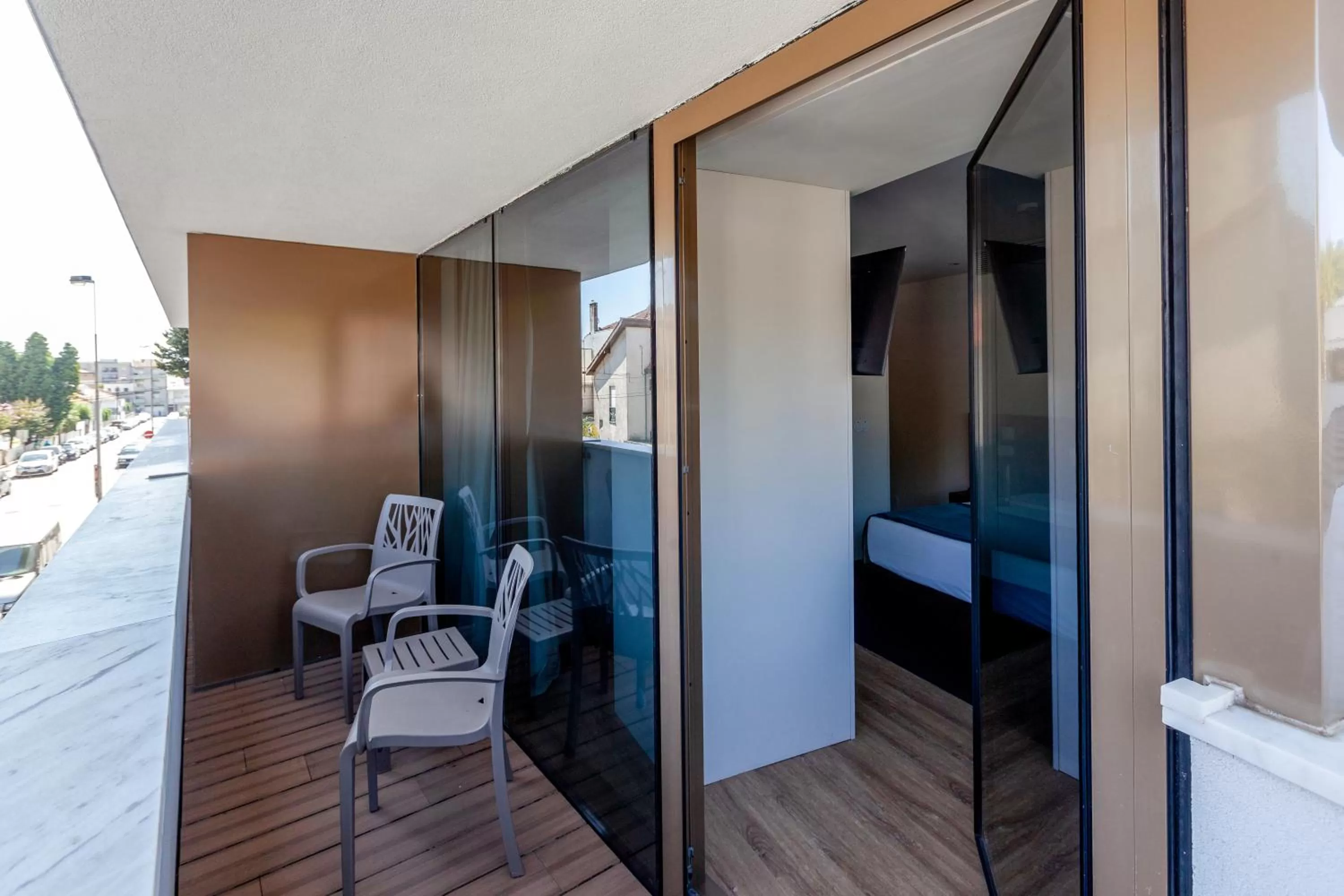 Balcony/Terrace in Sea Porto Hotel