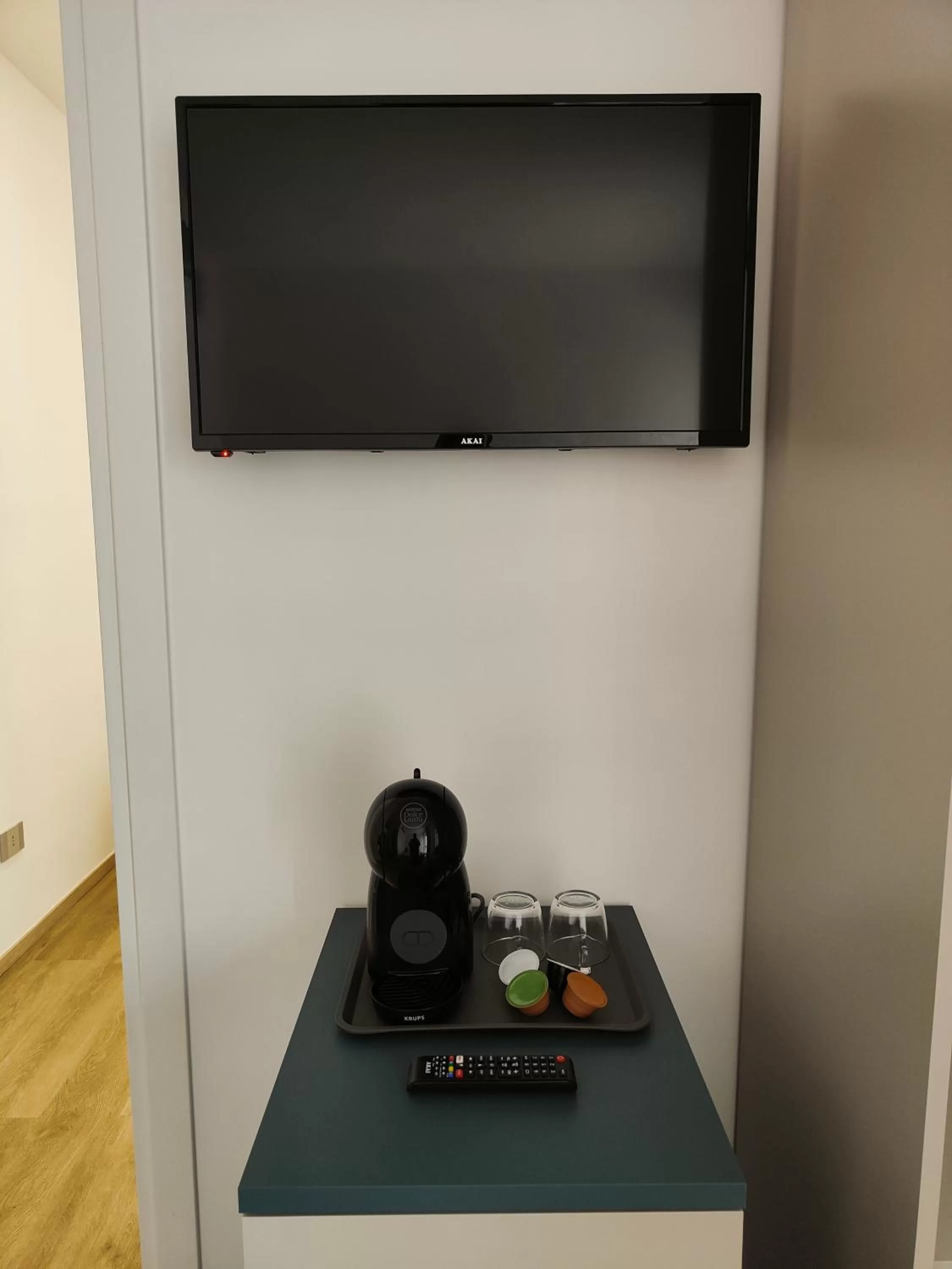 TV/Entertainment Center in Pompeya Bed and Breakfast