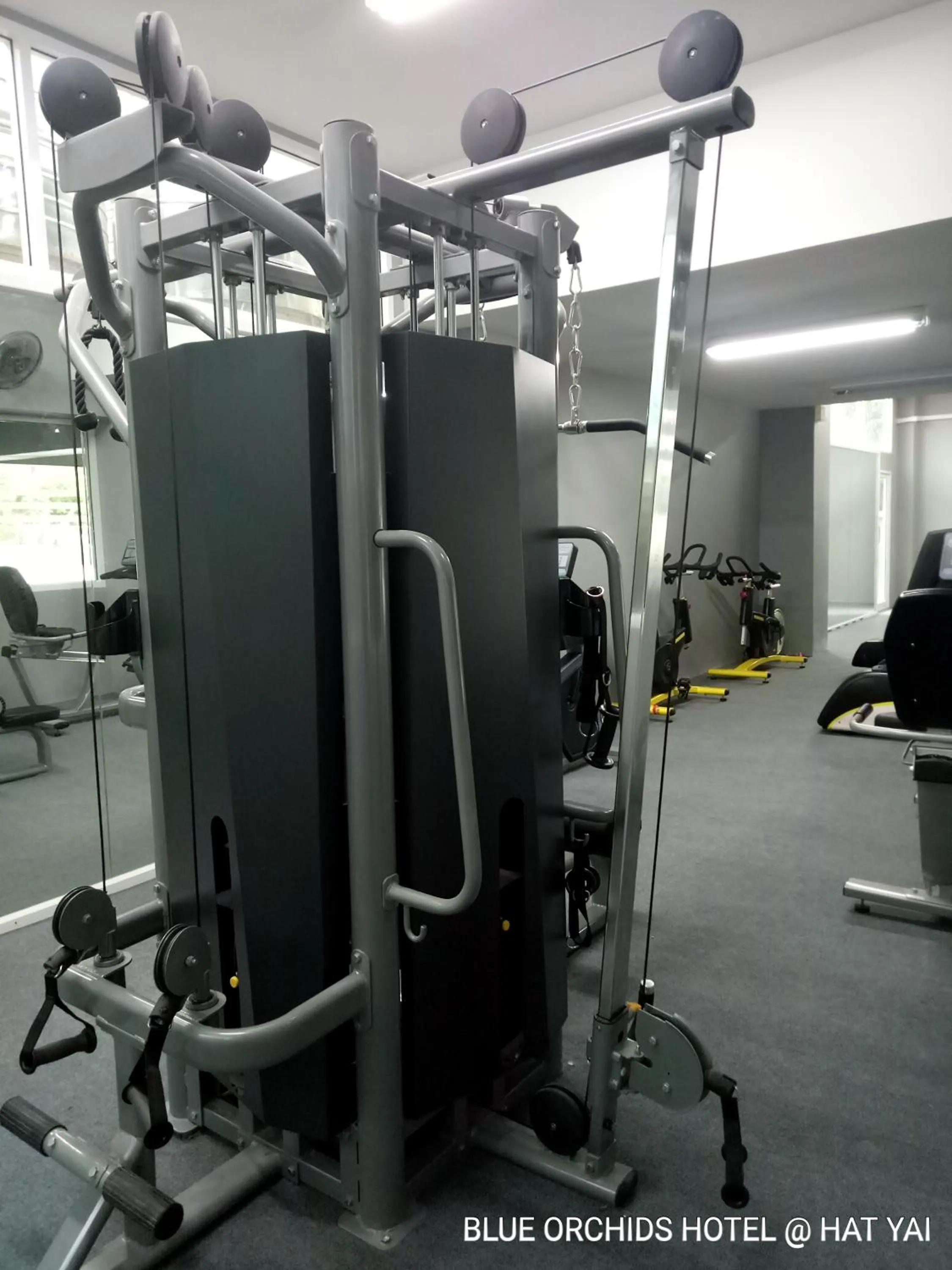 Fitness centre/facilities in Blue Orchids Hotel