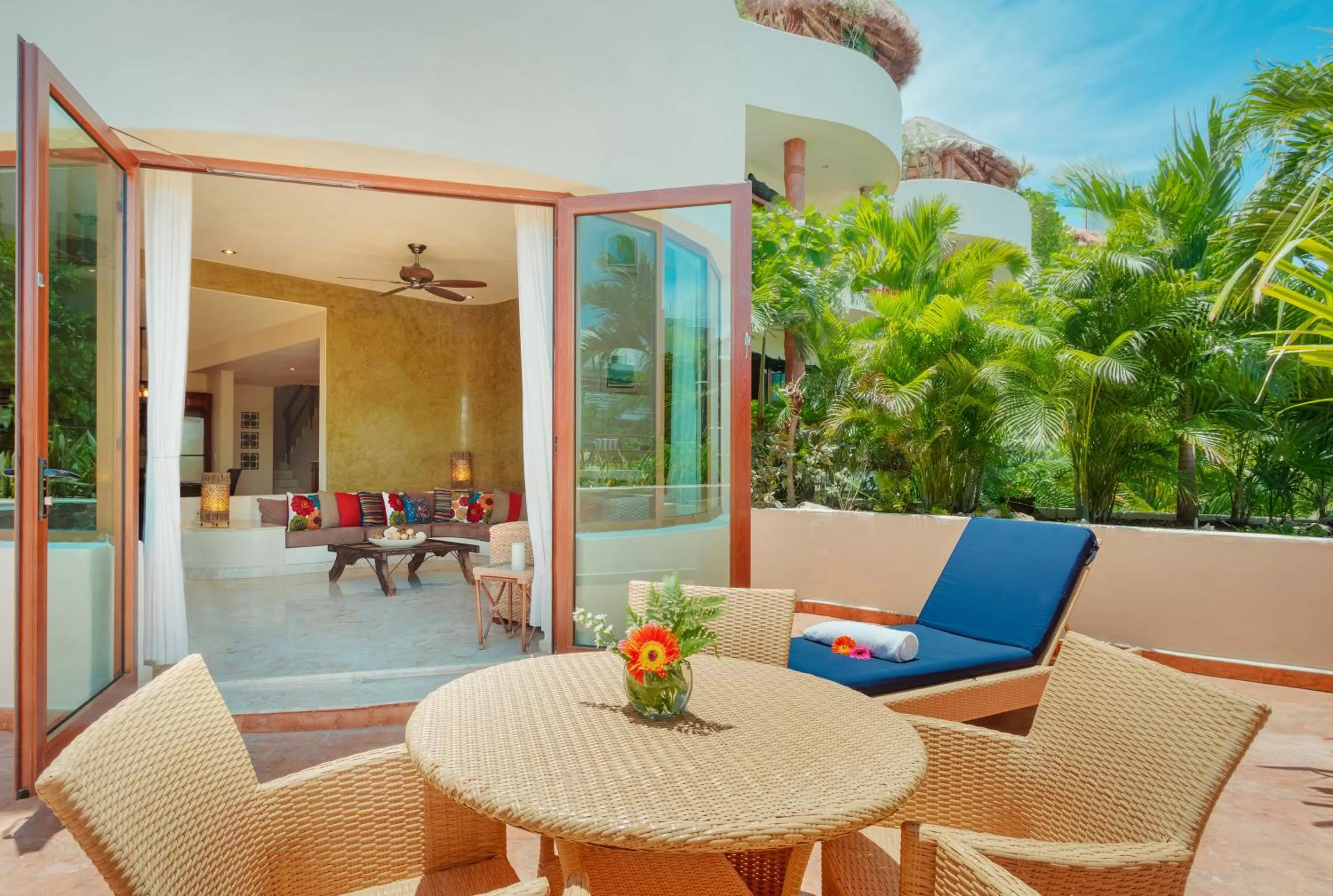 Patio in Porto Playa Condo Hotel and Beach Club