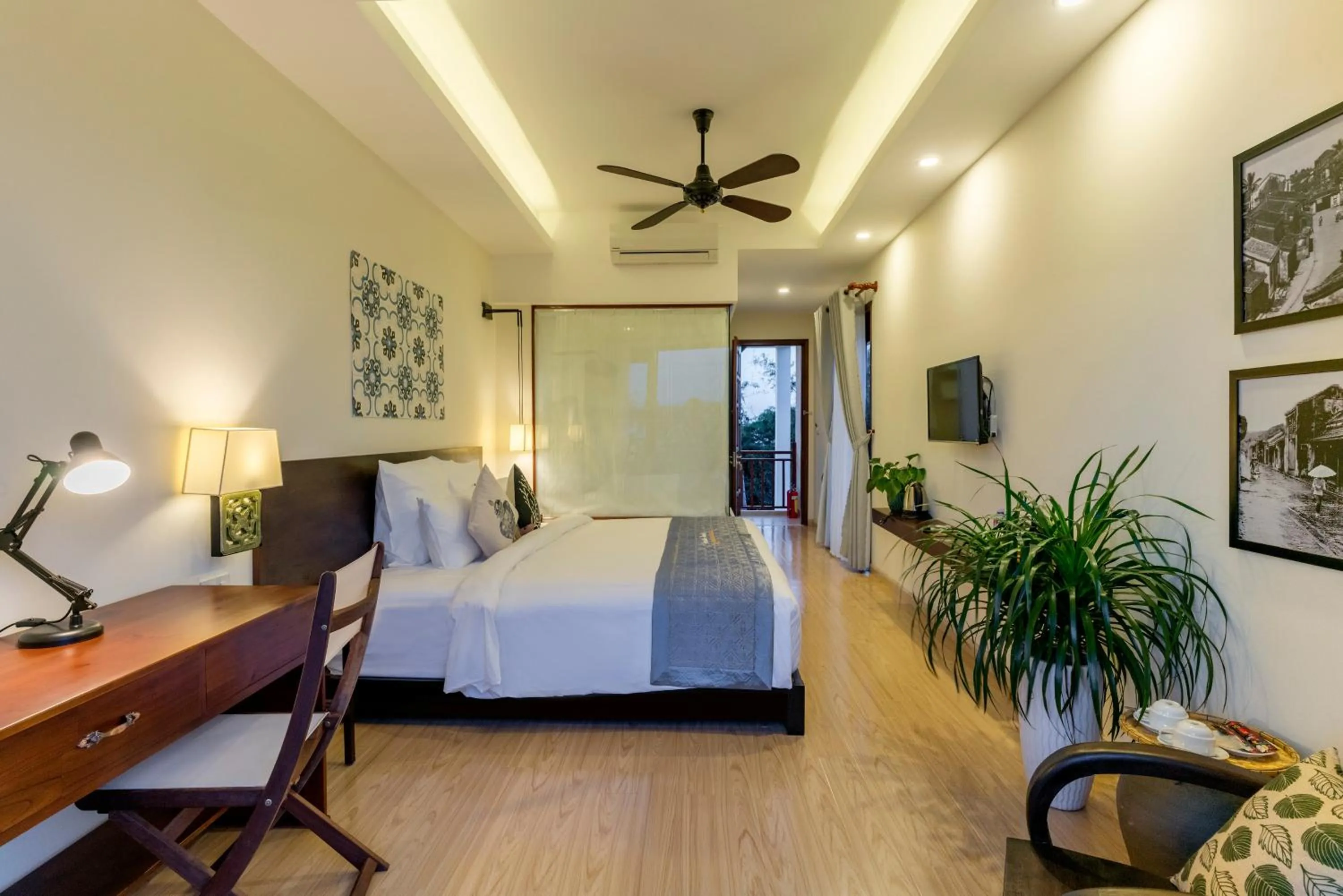 Bed in Riverside Hamlet Homestay & Villa