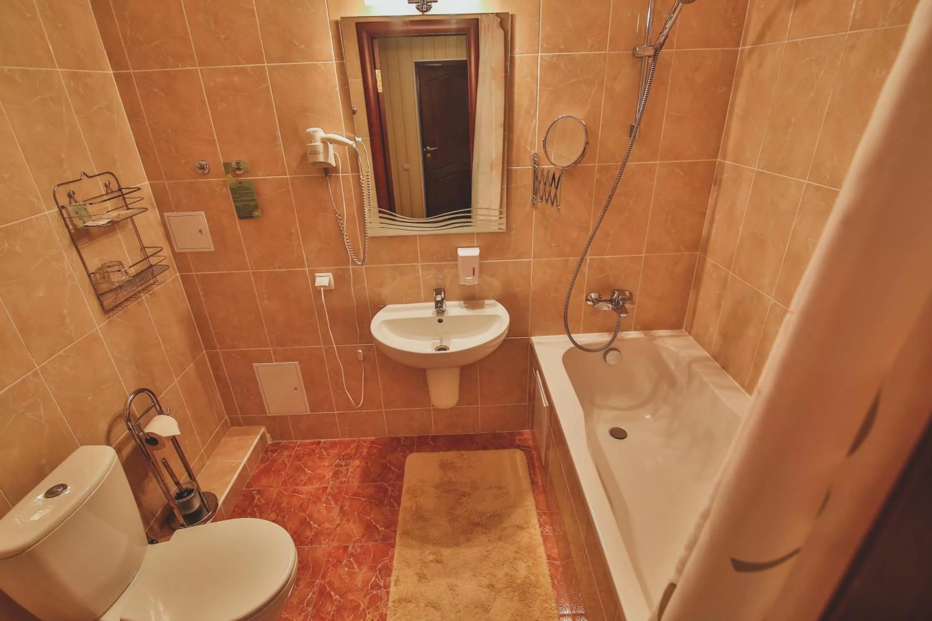 Toilet in Ukraina Hotel