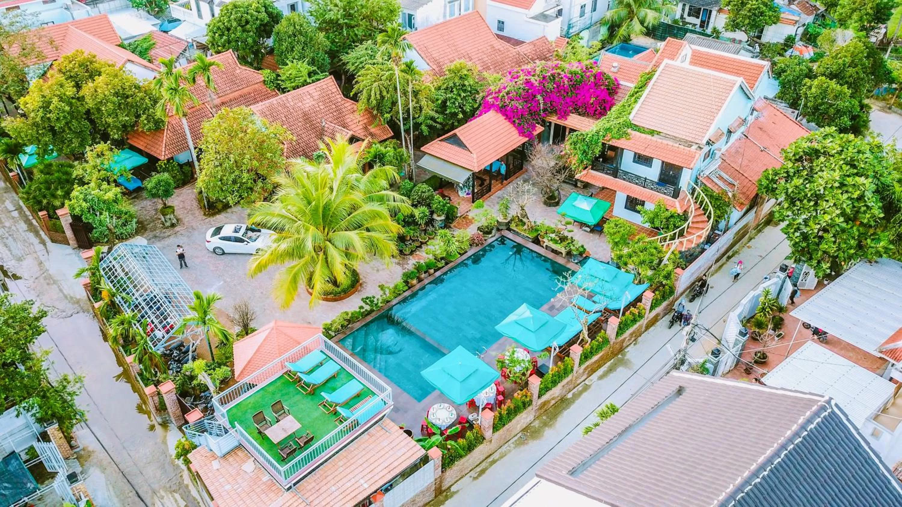 Bird's eye view in Betel Garden Villa