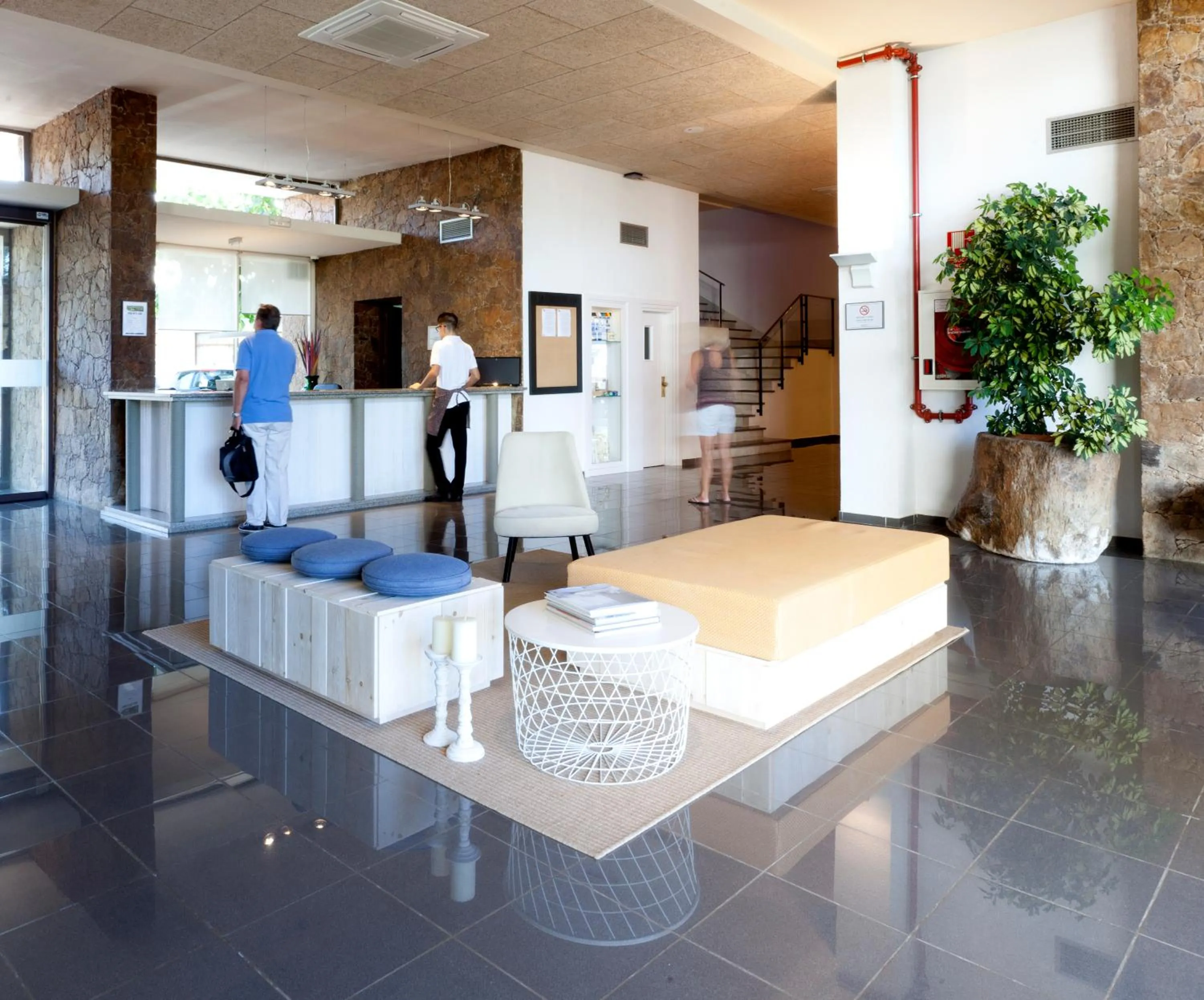 Lobby or reception in Hotel Alga