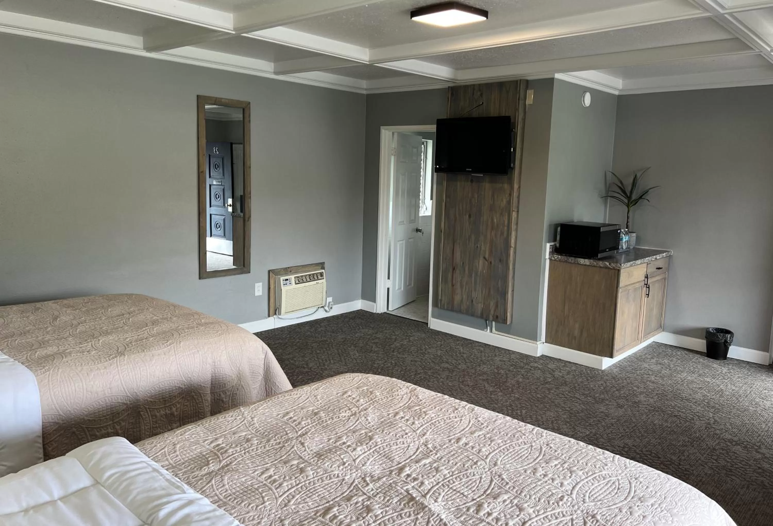 Bed in BlueGem Motel