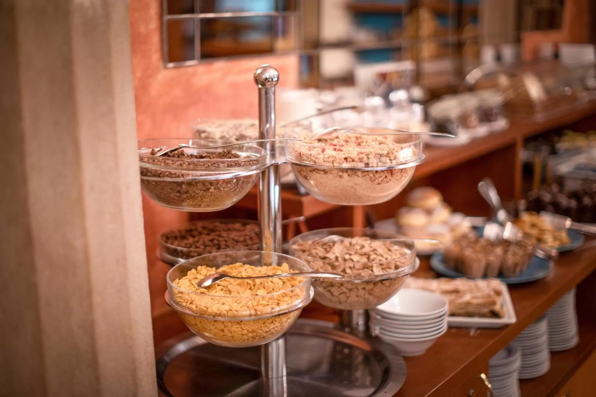 Buffet breakfast in Hotel Meteor Plaza Prague