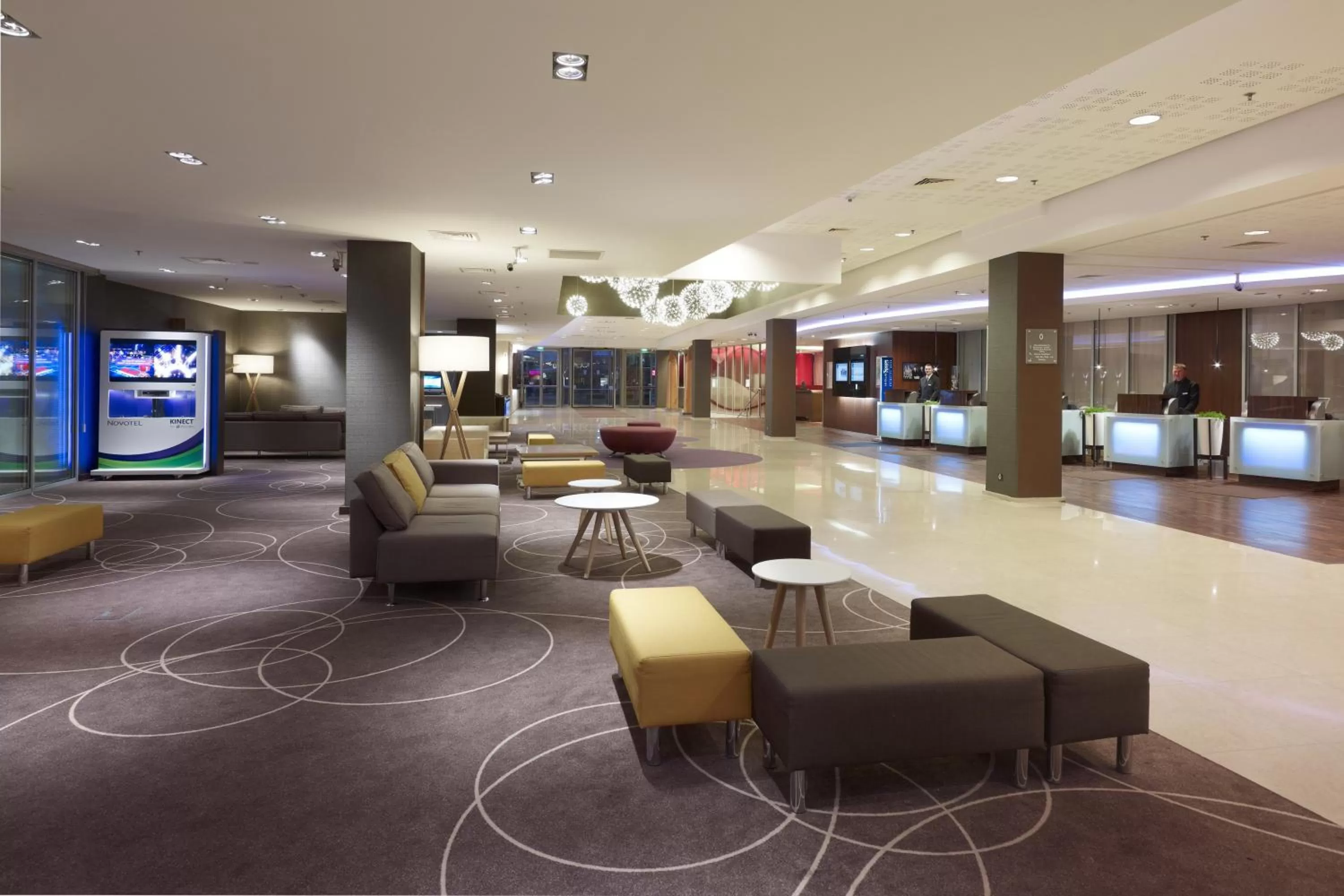 Lobby or reception in Novotel Warszawa Centrum