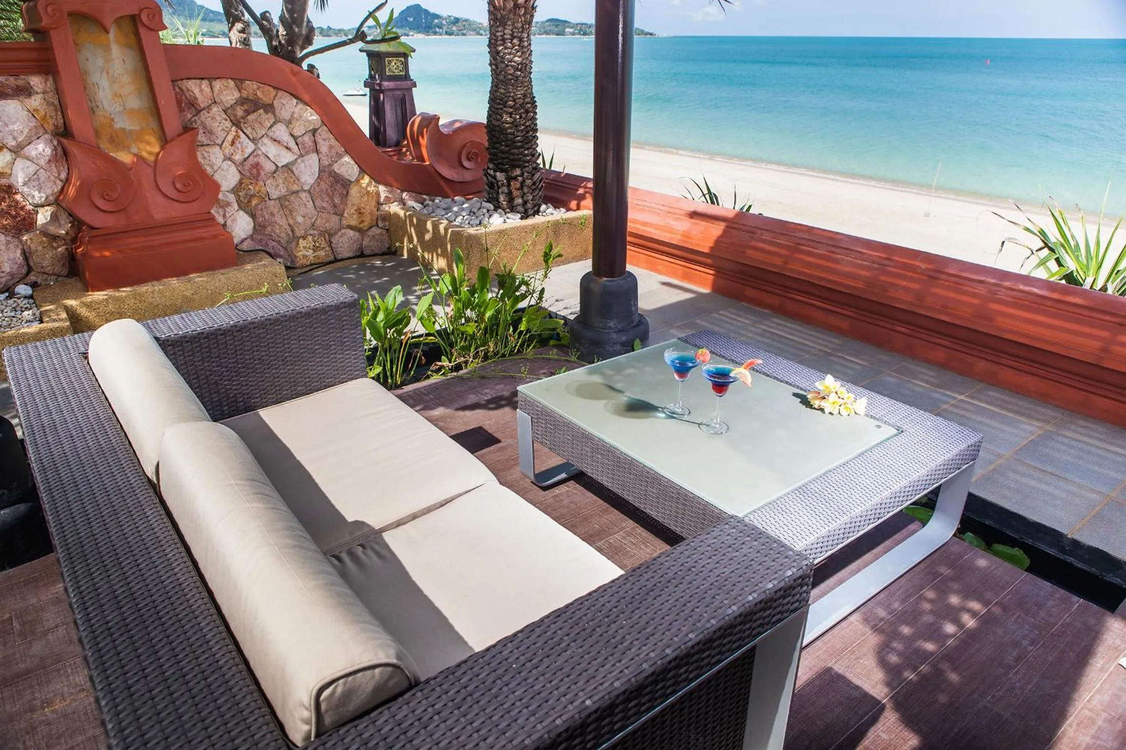 Patio in Ammatara Pura Pool Villa