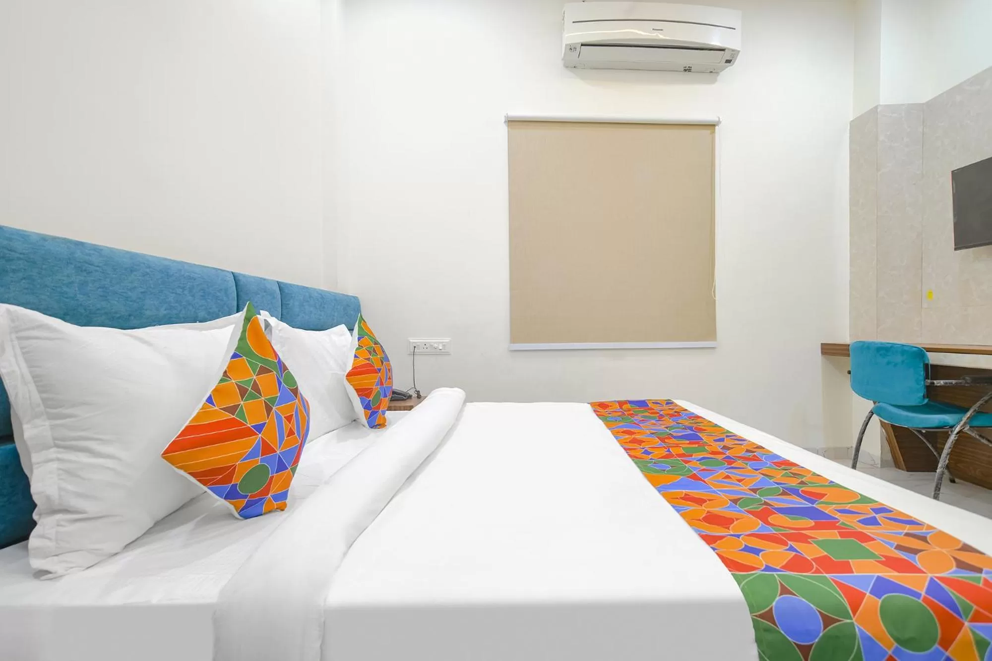 Bed in FabHotel Ramya