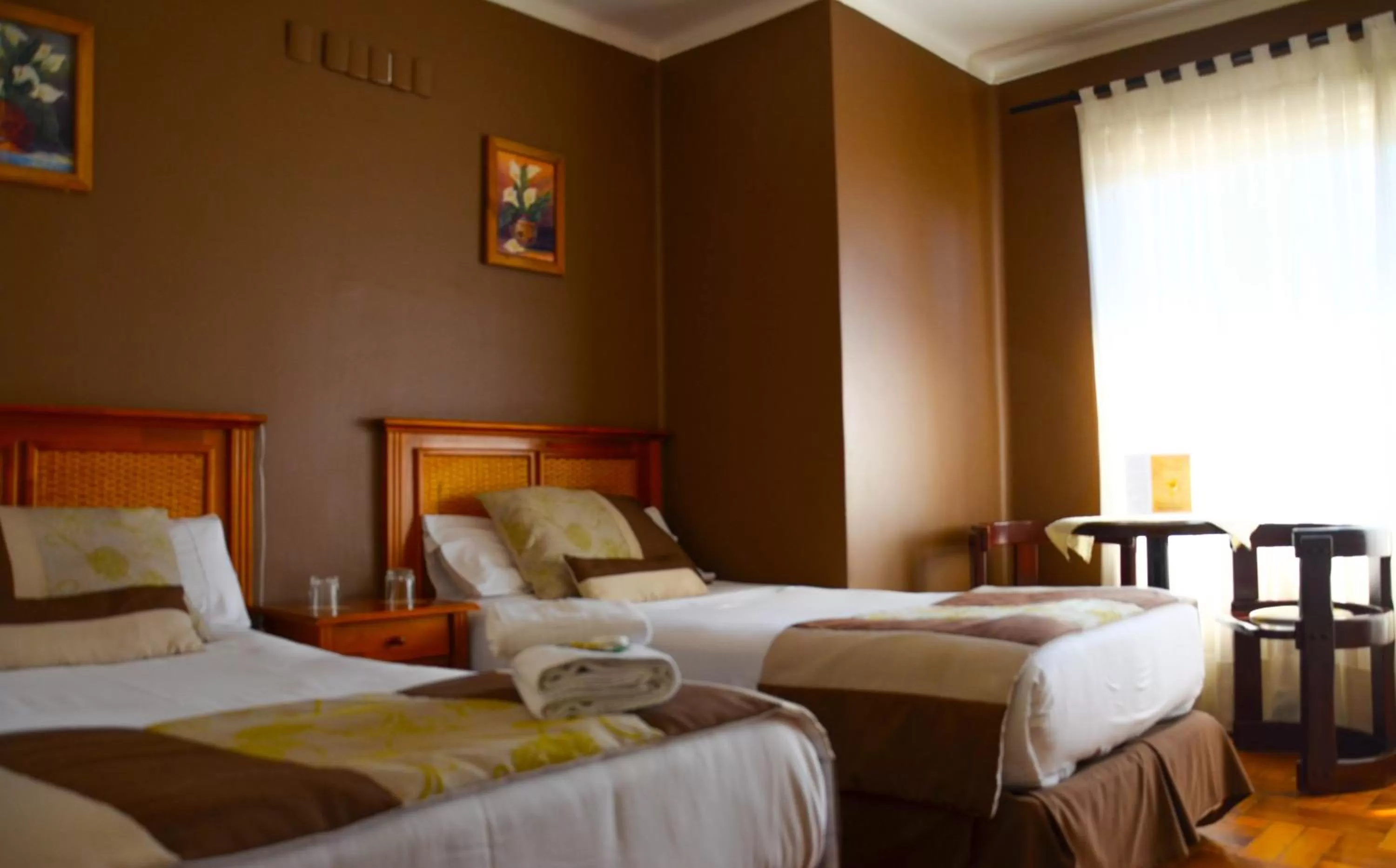 Bed in Hotel Dikran