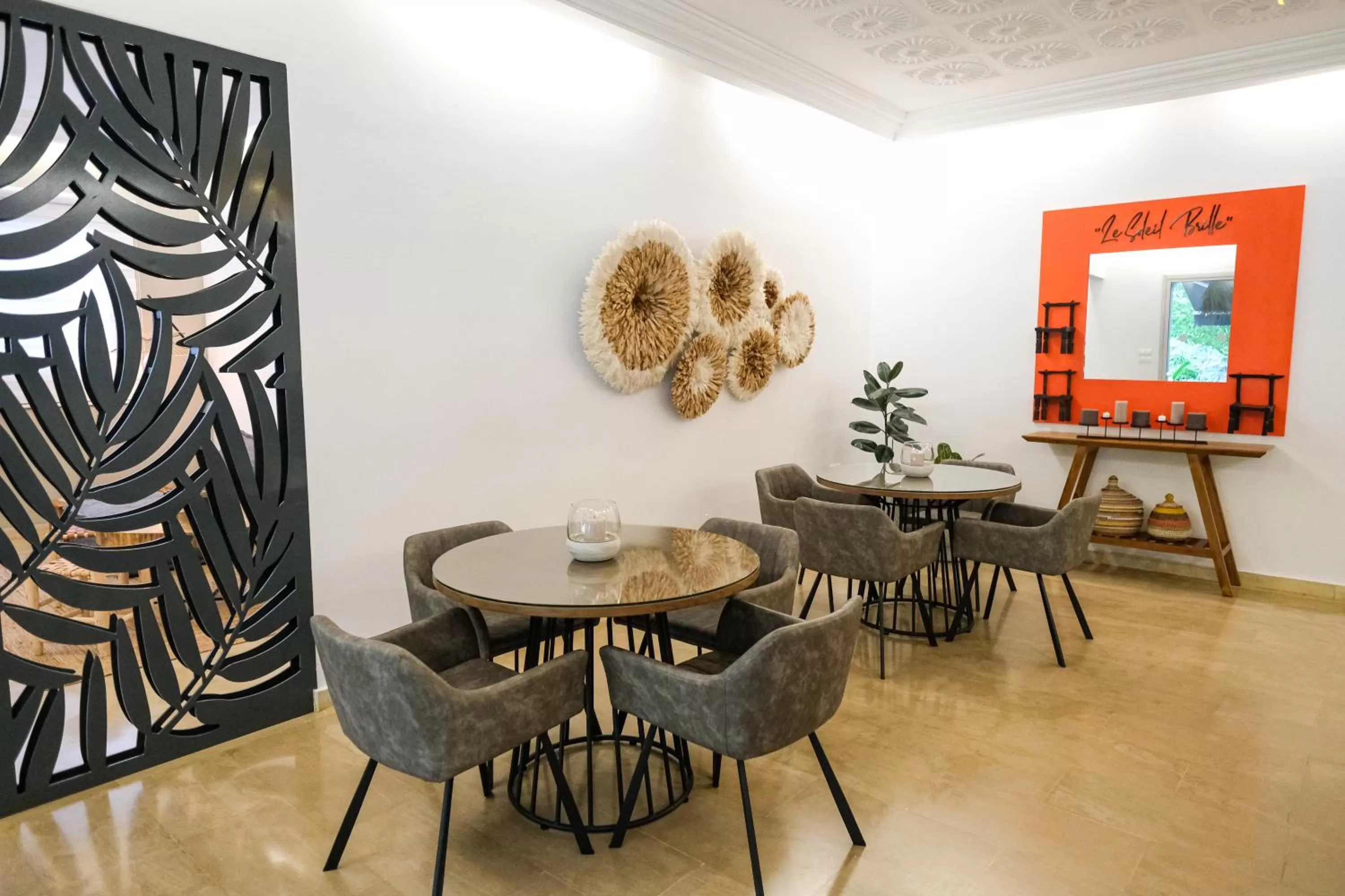 Lobby or reception, Restaurant/Places to Eat in Villa Ayaba