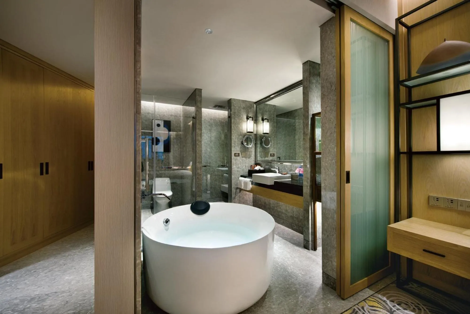 Bathroom in Crowne Plaza - Kunming Ancient Dian Town by IHG