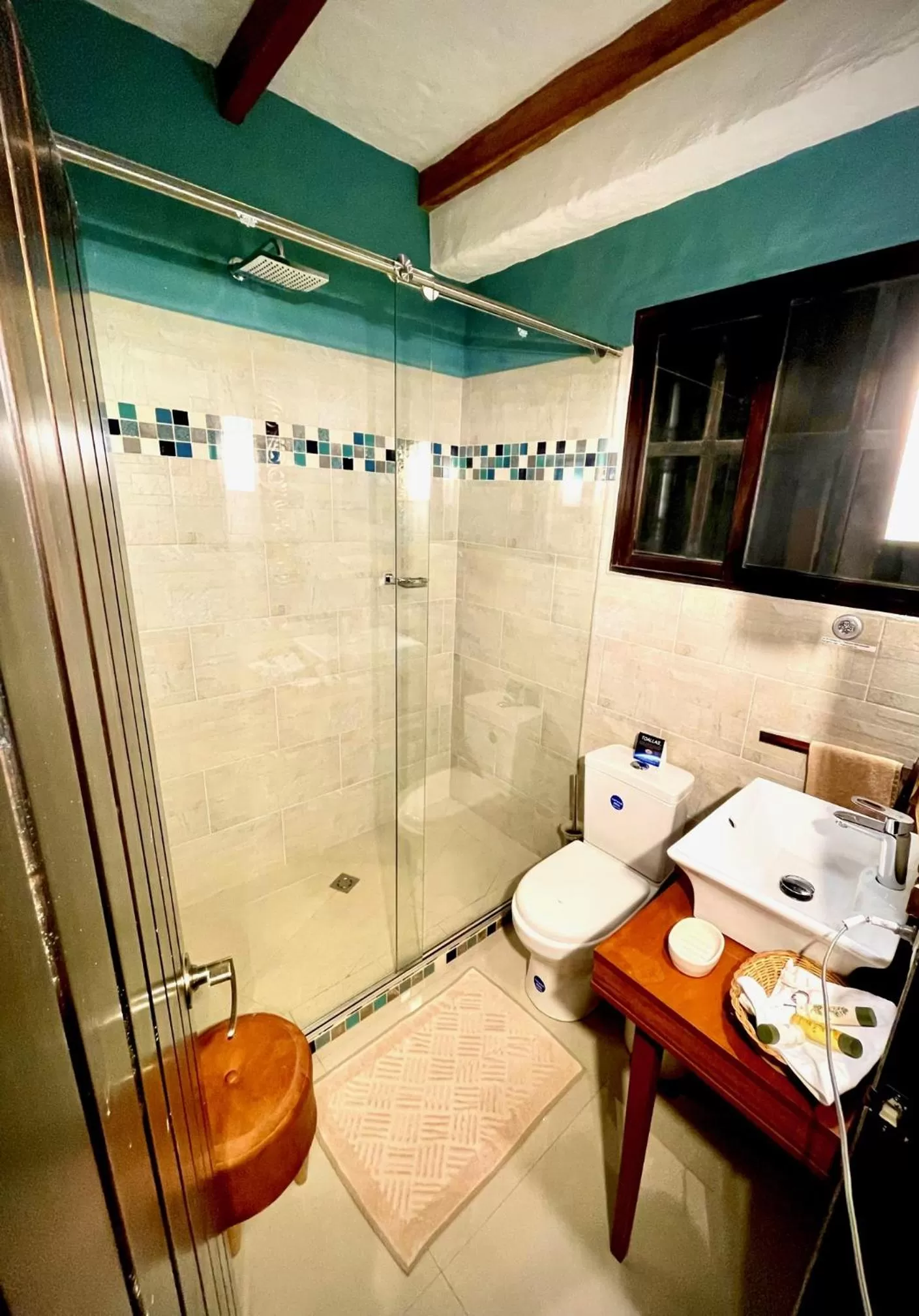 Bathroom in Monasterio San Agustín, Colombia