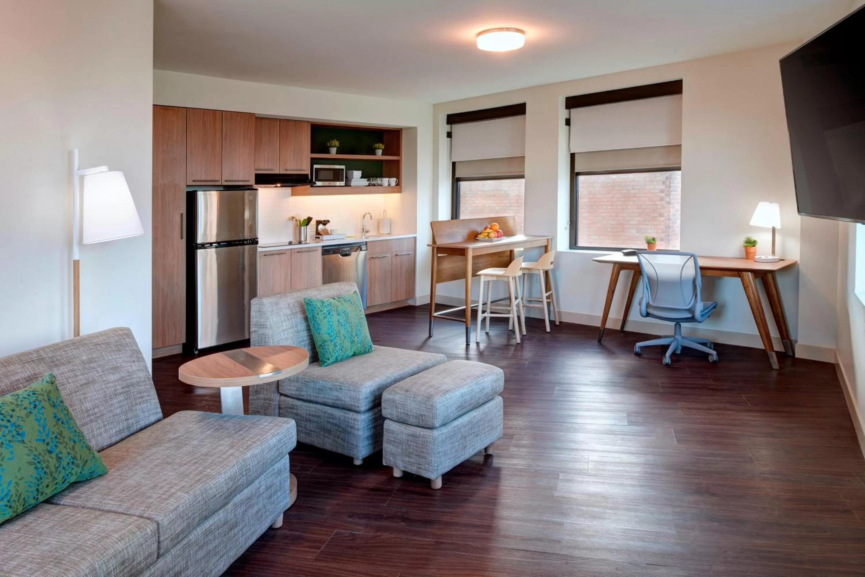 Bedroom in Element Detroit at the Metropolitan