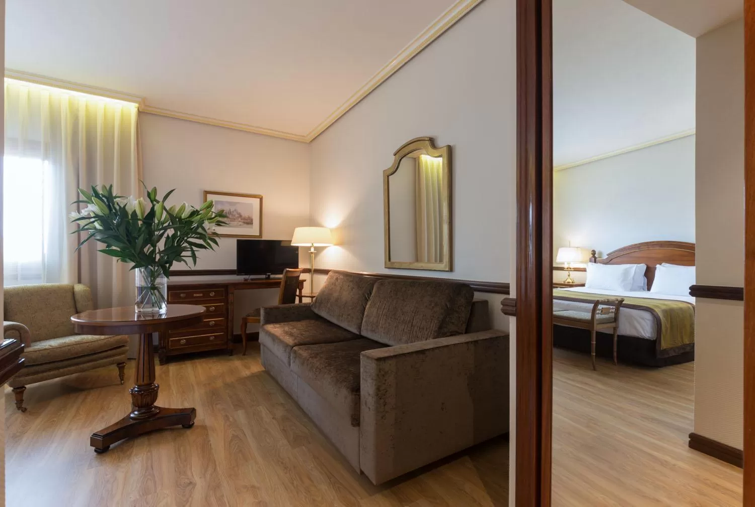 Bed in Hotel Exe Reina Isabel